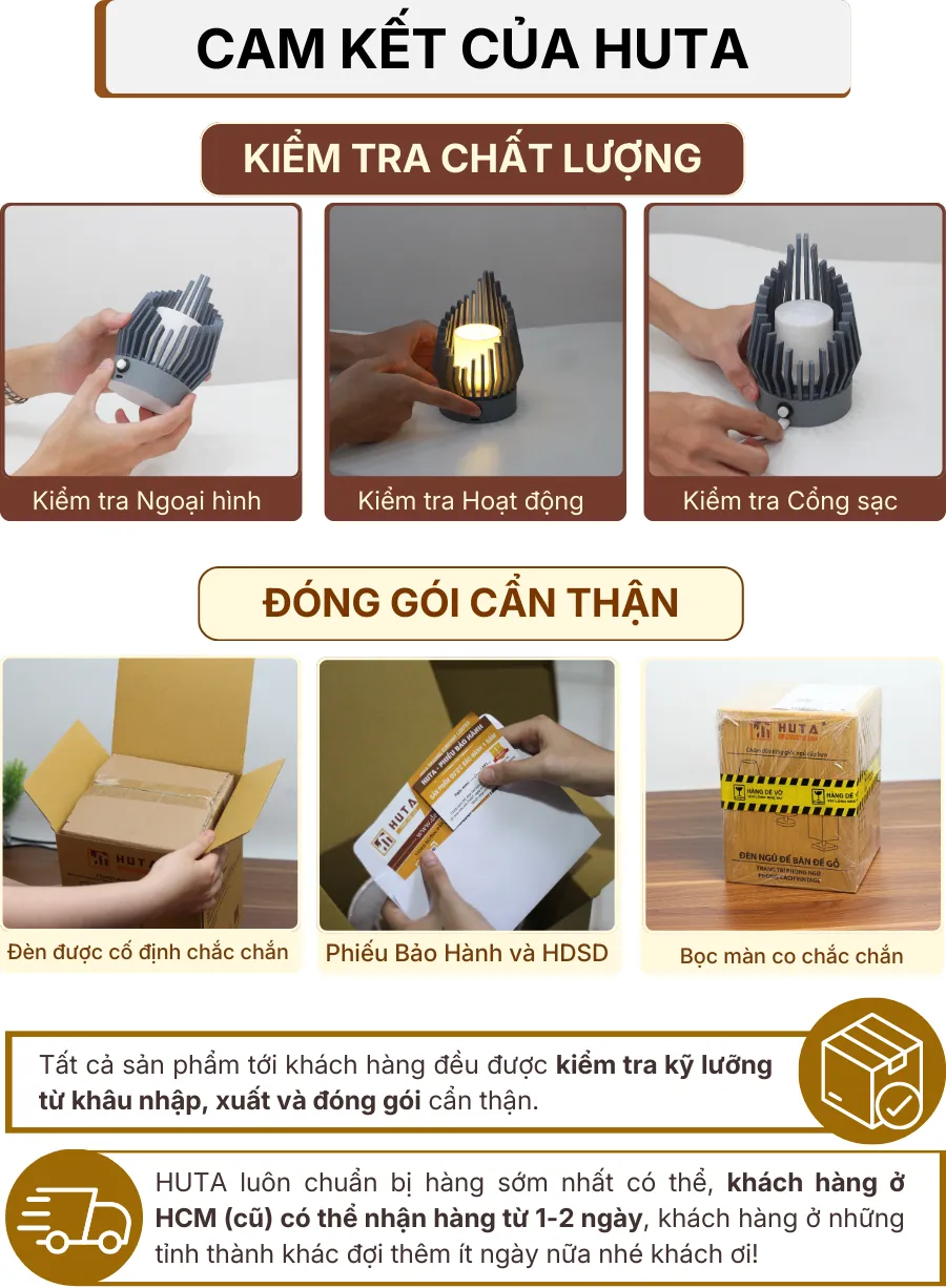 7. CHÍNH SÁCH BẢO HÀNH VÀ CAM KẾT CỦA HUTA