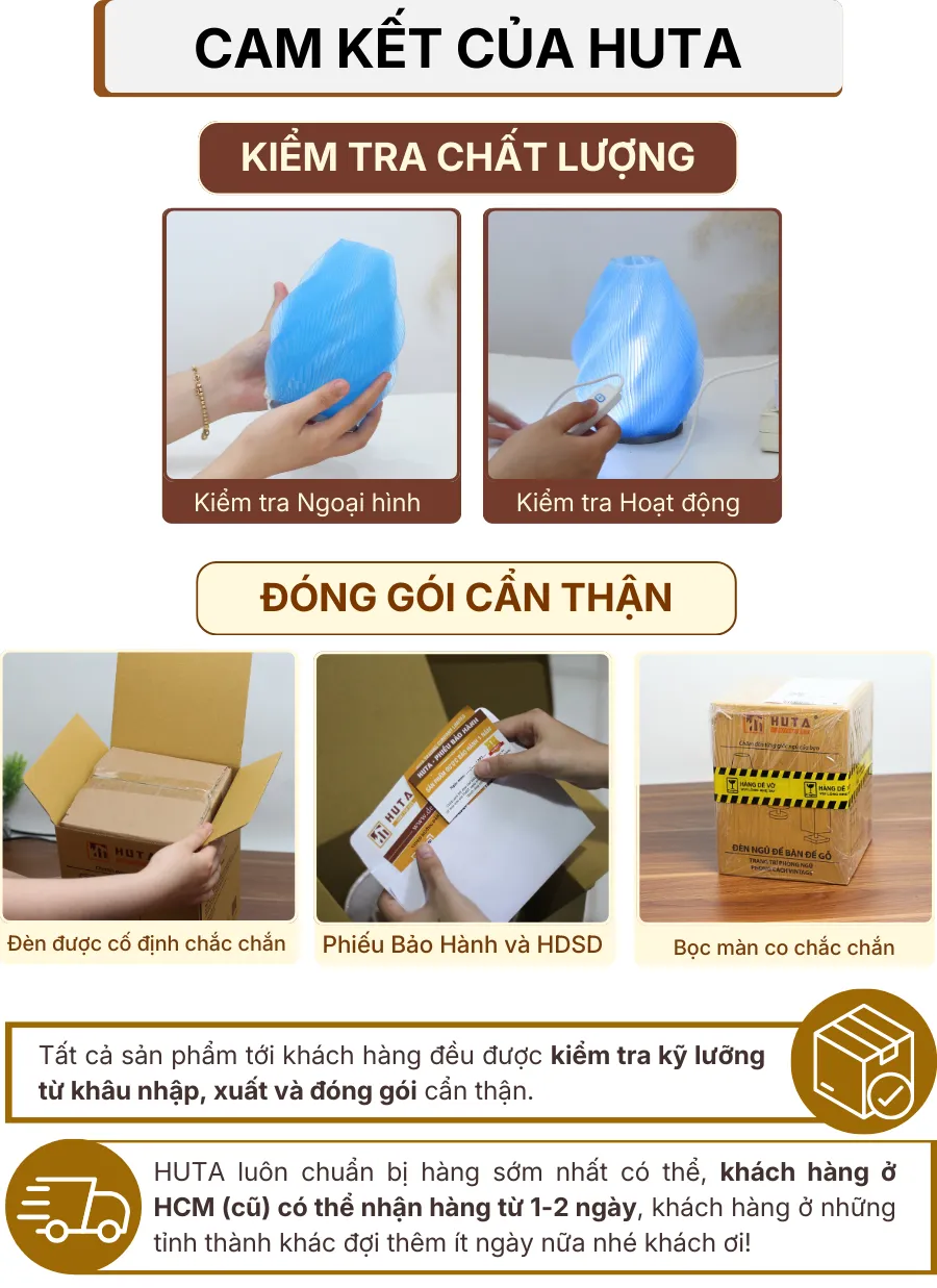 7. CHÍNH SÁCH BẢO HÀNH VÀ CAM KẾT CỦA HUTA