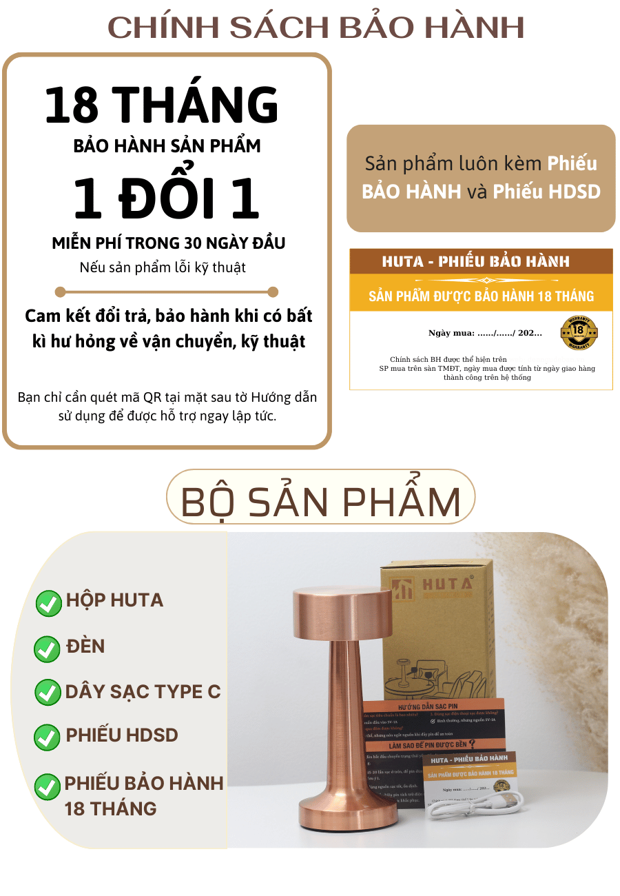 Cam kết và hậu mãi - An tâm sử dụng