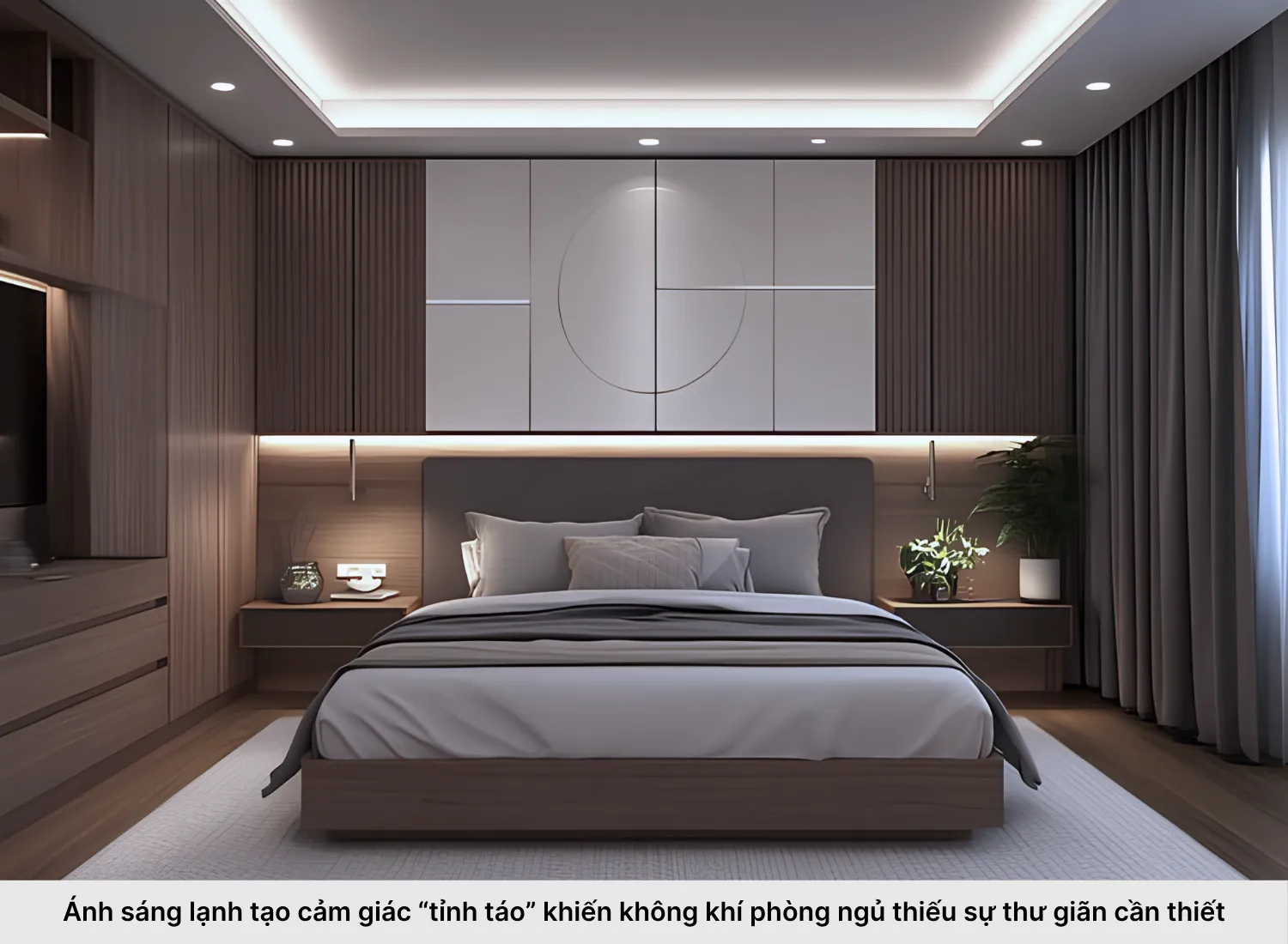 4. Đèn ngủ ánh sáng vàng hạn chế tác động tiêu cực của ánh sáng lạnh