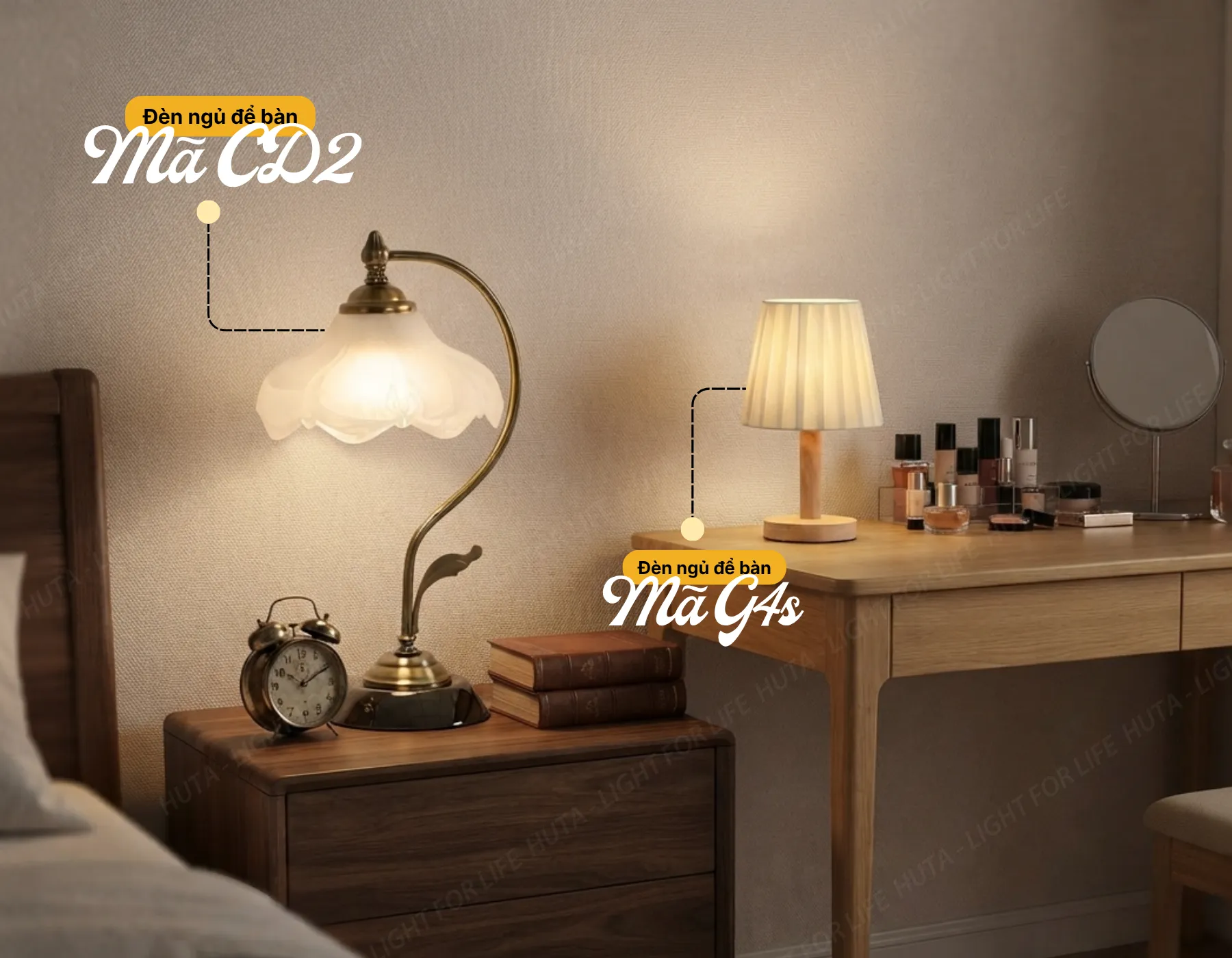 Đèn Ngủ Để Bàn HUTA Light For Life CD2