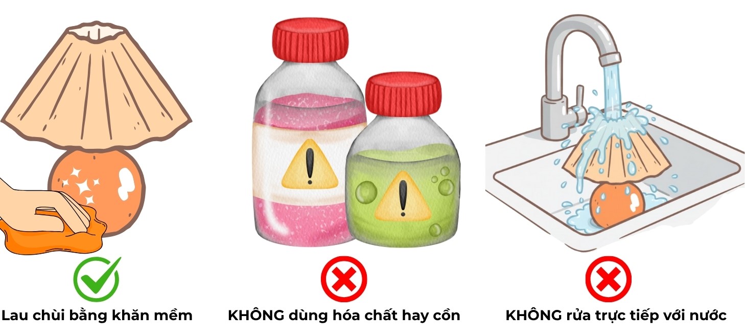 4. CÁC TIPS KHI SỬ DỤNG ĐÈN NGỦ ĐỂ BÀN THÂN GỐM SỨ AN TOÀN VÀ HIỆU QUẢ