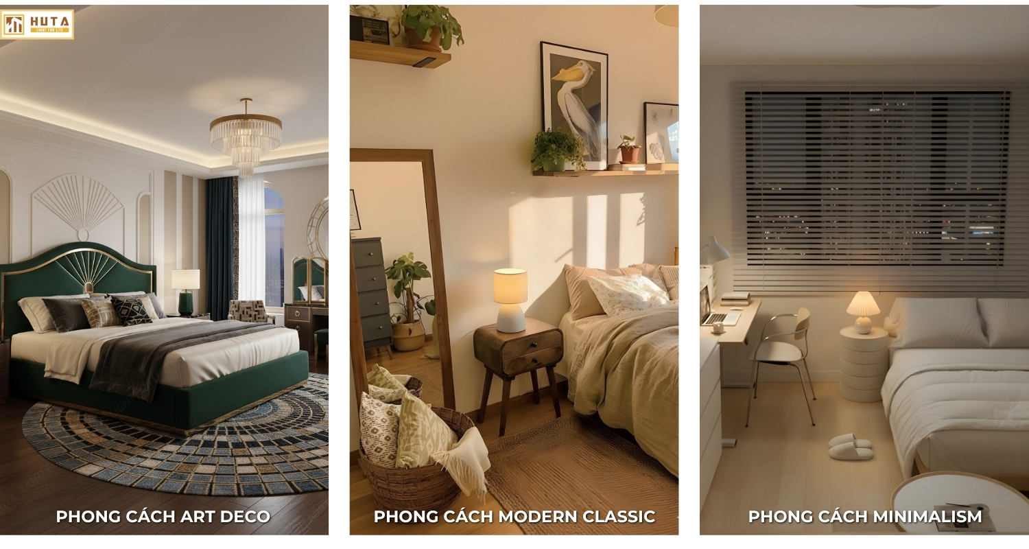 2.2 Đèn ngủ để bàn thân gốm sứ