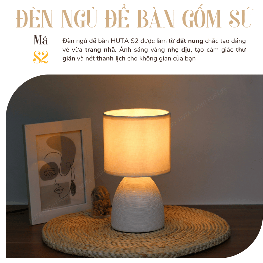 1. Đèn ngủ để bàn mã S2 có gì nổi bật?
