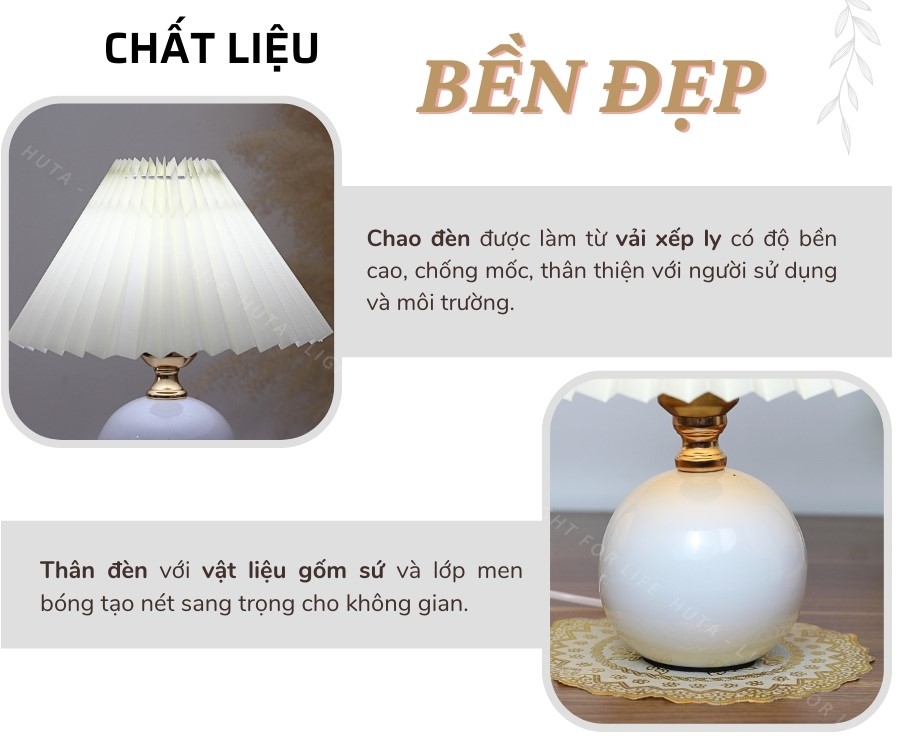 1. Đèn ngủ để bàn mã S8 có gì nổi bật?