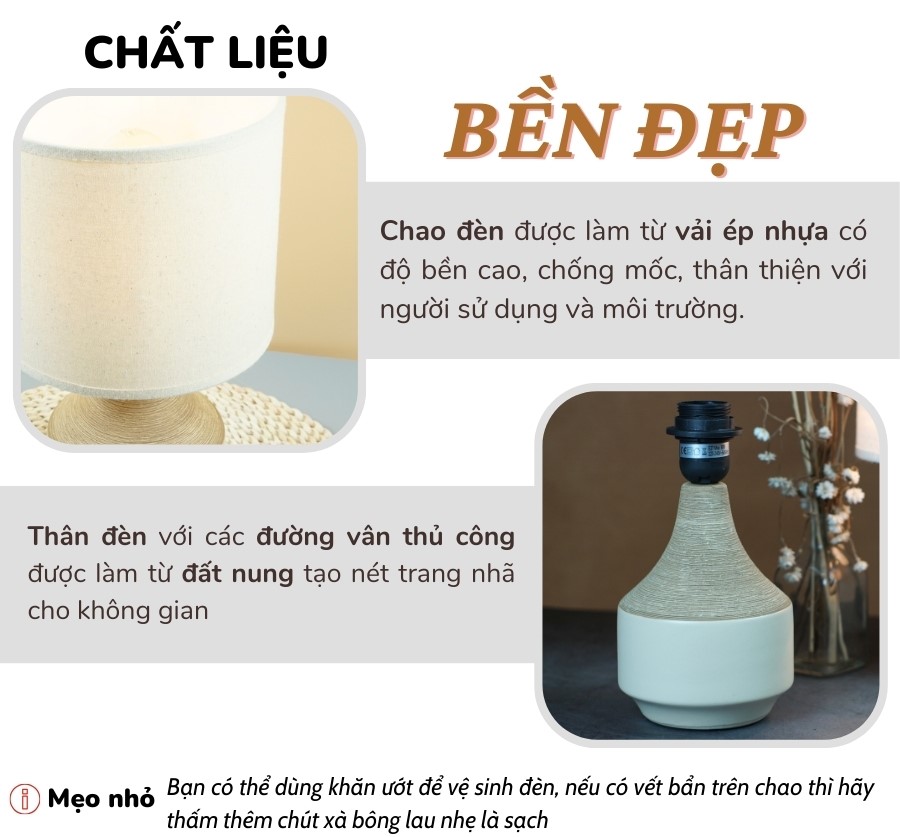 1. Đèn ngủ để bàn mã S14 có gì nổi bật?