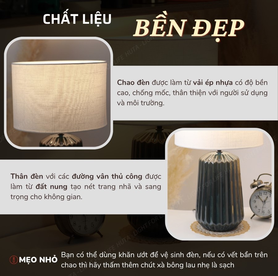 1. Đèn ngủ để bàn mã S17 có gì nổi bật?