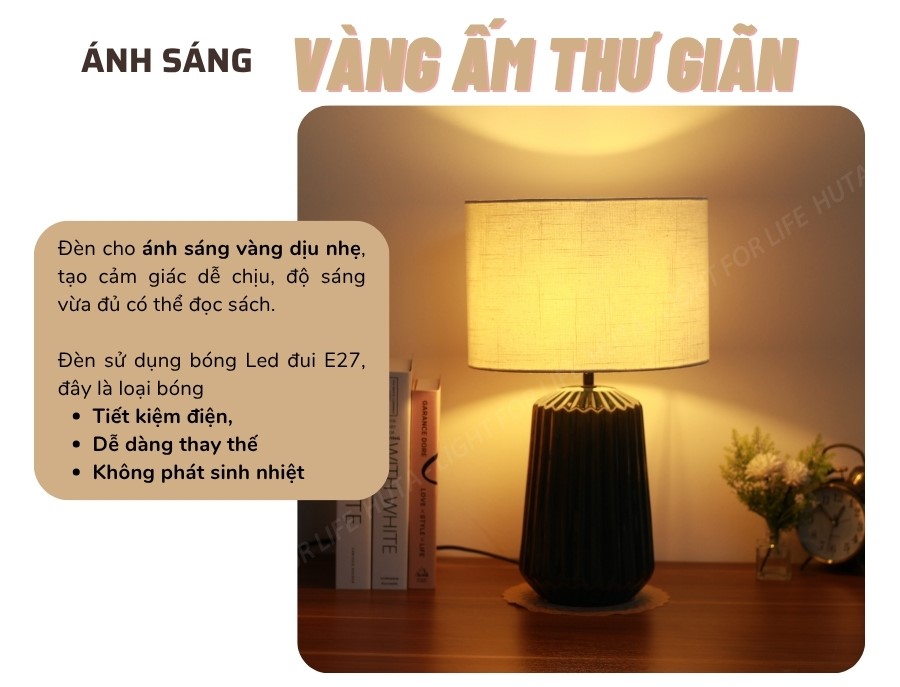 2. Thông số kĩ thuật đèn ngủ để bàn mã S17