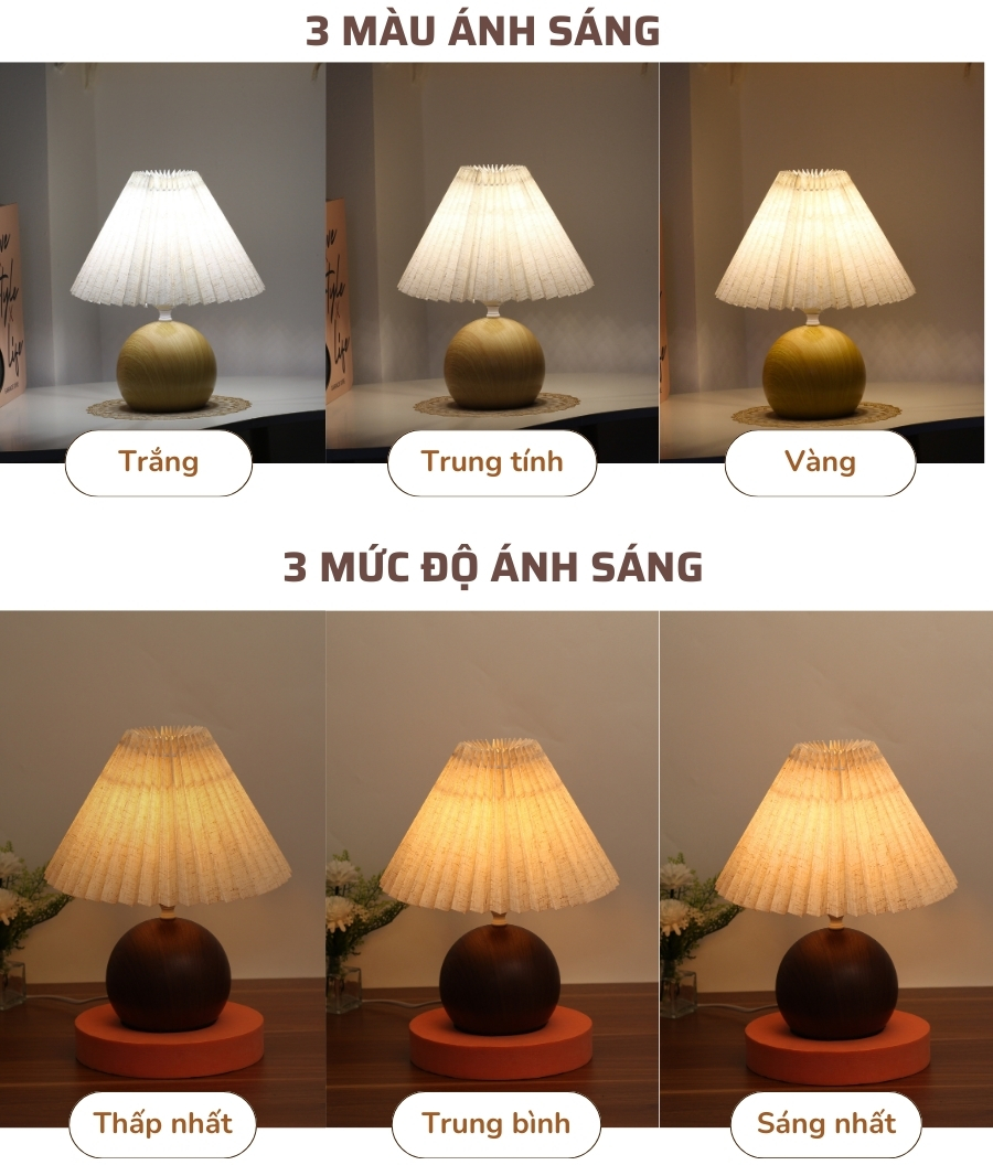 2. Thông số kĩ thuật đèn ngủ để bàn mã T8