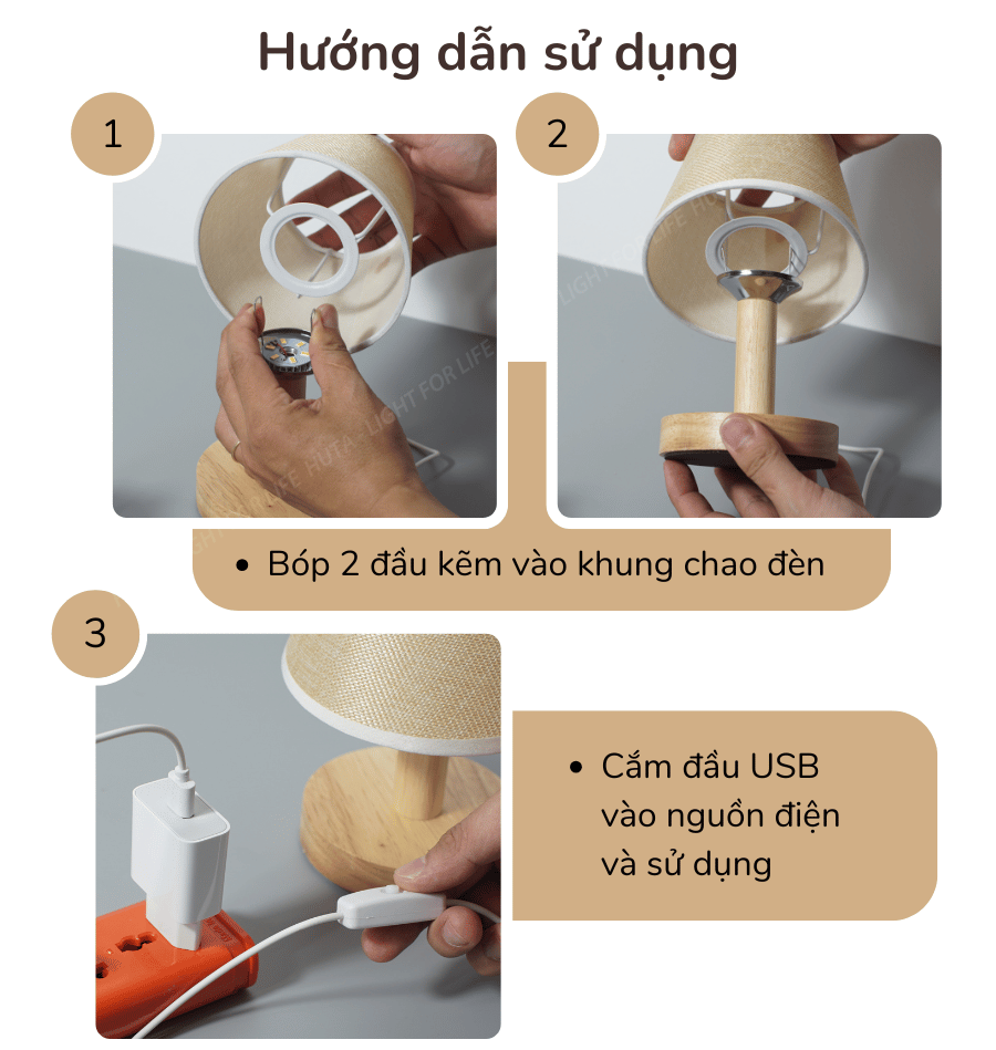 3. Đèn ngủ để bàn mã G9 sử dụng như thế nào?