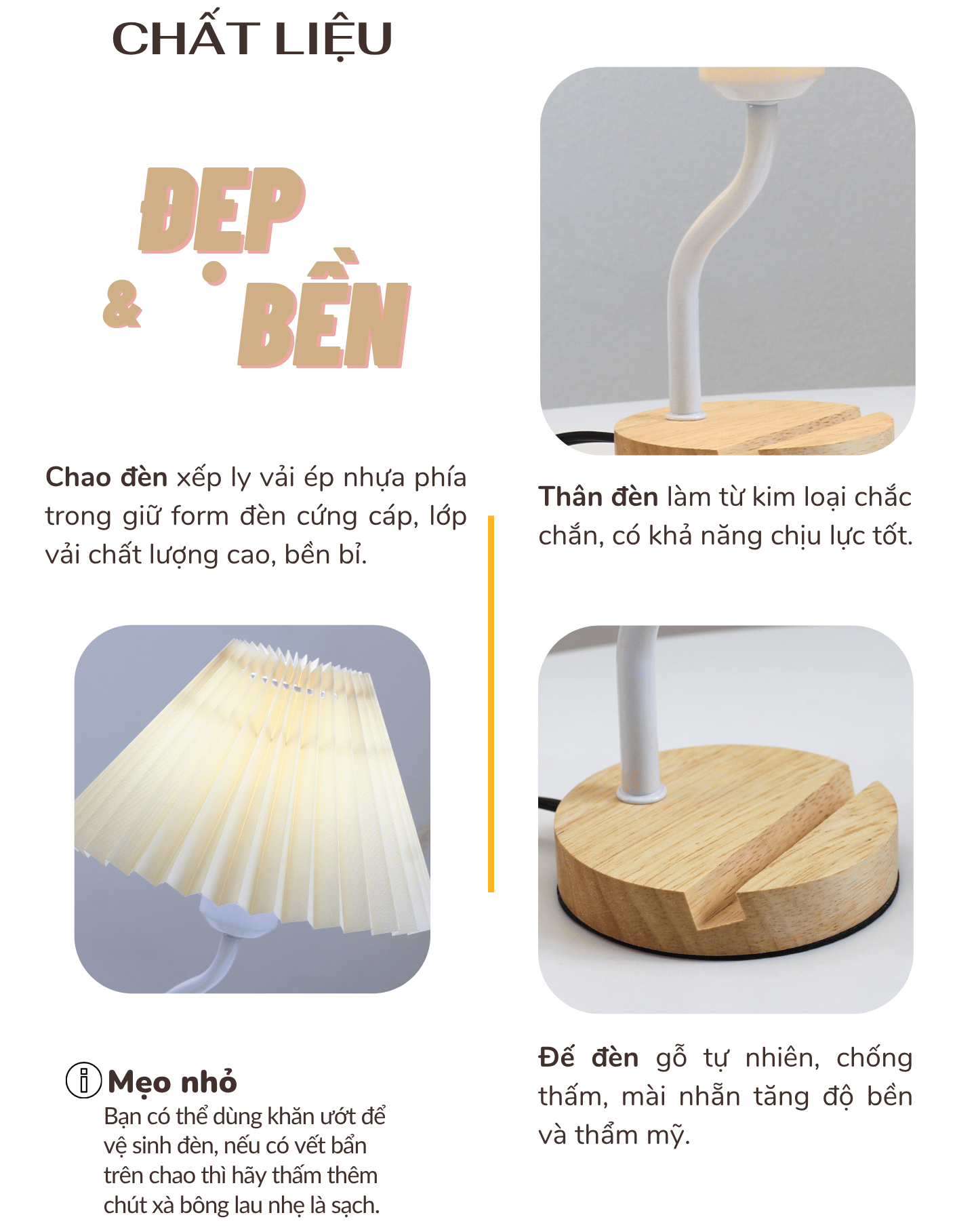 1. Đèn ngủ để bàn mã G8 có gì nổi bật?