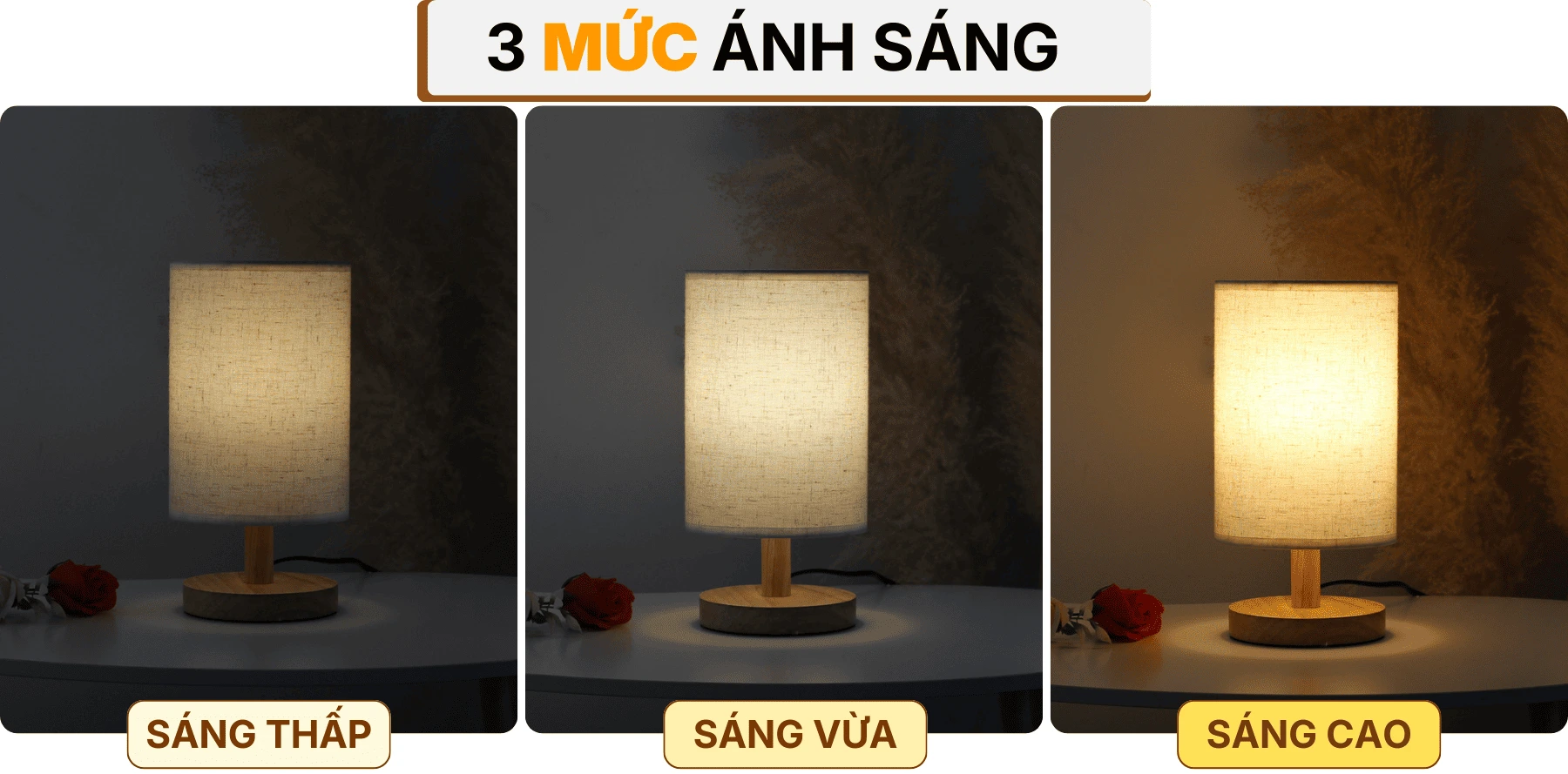 4. HIỆU ỨNG ÁNH SÁNG ĐÈN NGỦ ĐỂ BÀN G1