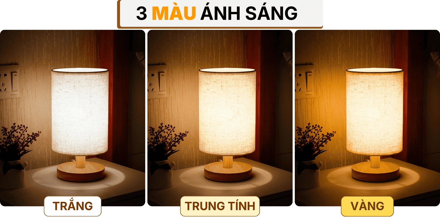 4. HIỆU ỨNG ÁNH SÁNG ĐÈN NGỦ ĐỂ BÀN G1
