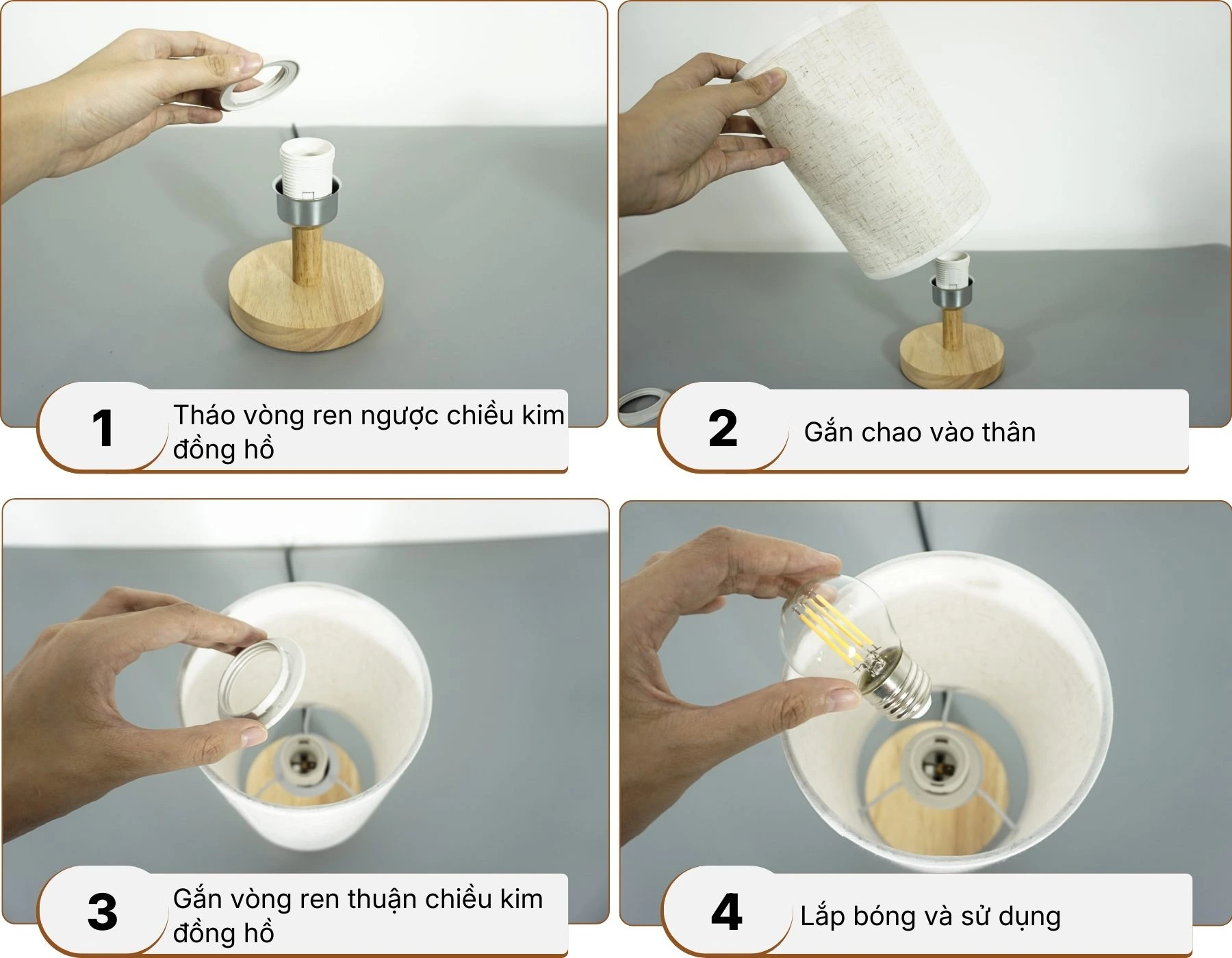 4. HIỆU ỨNG ÁNH SÁNG ĐÈN NGỦ ĐỂ BÀN G1