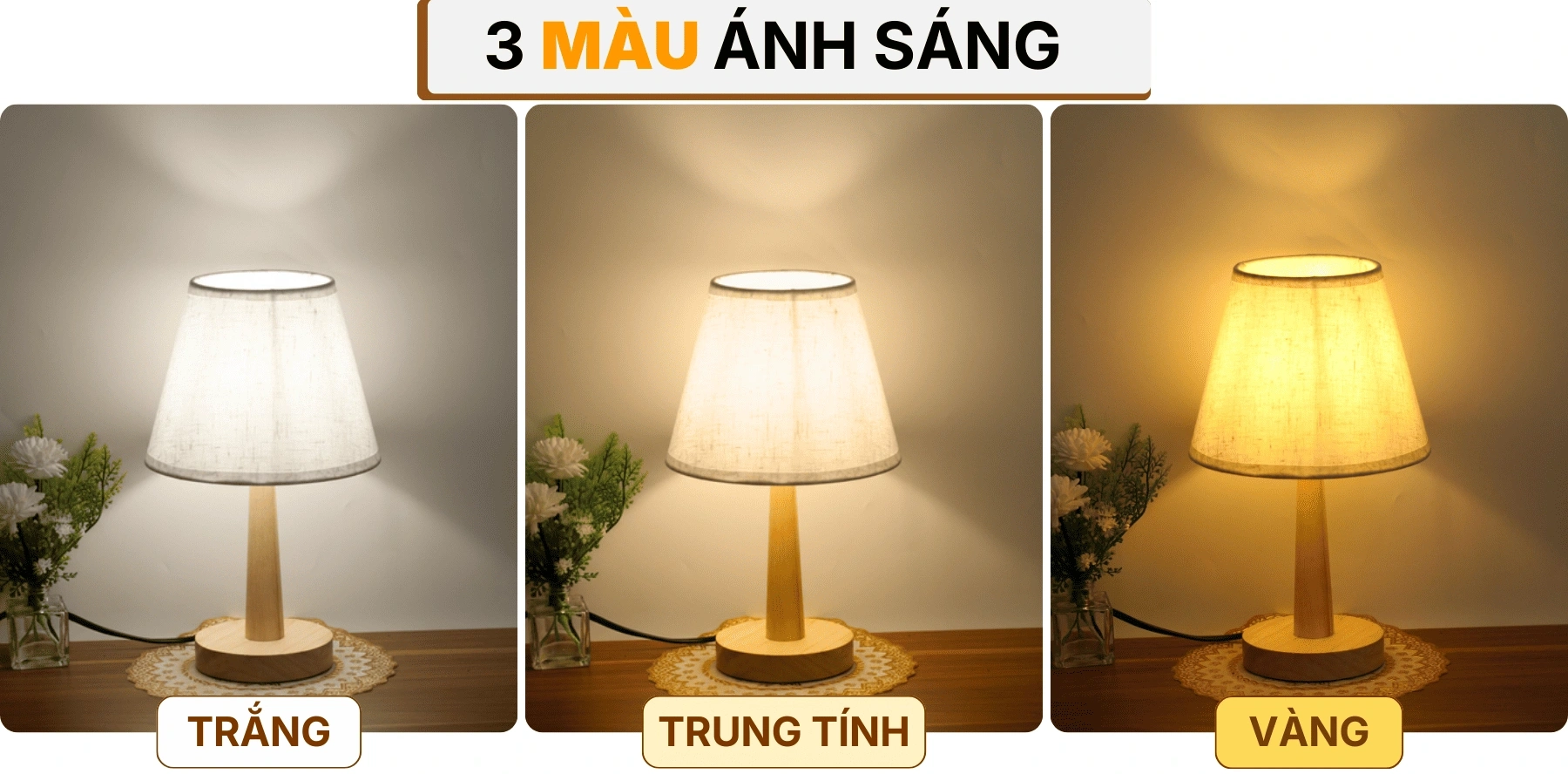 4. HIỆU ỨNG ÁNH SÁNG ĐÈN NGỦ ĐỂ BÀN G2