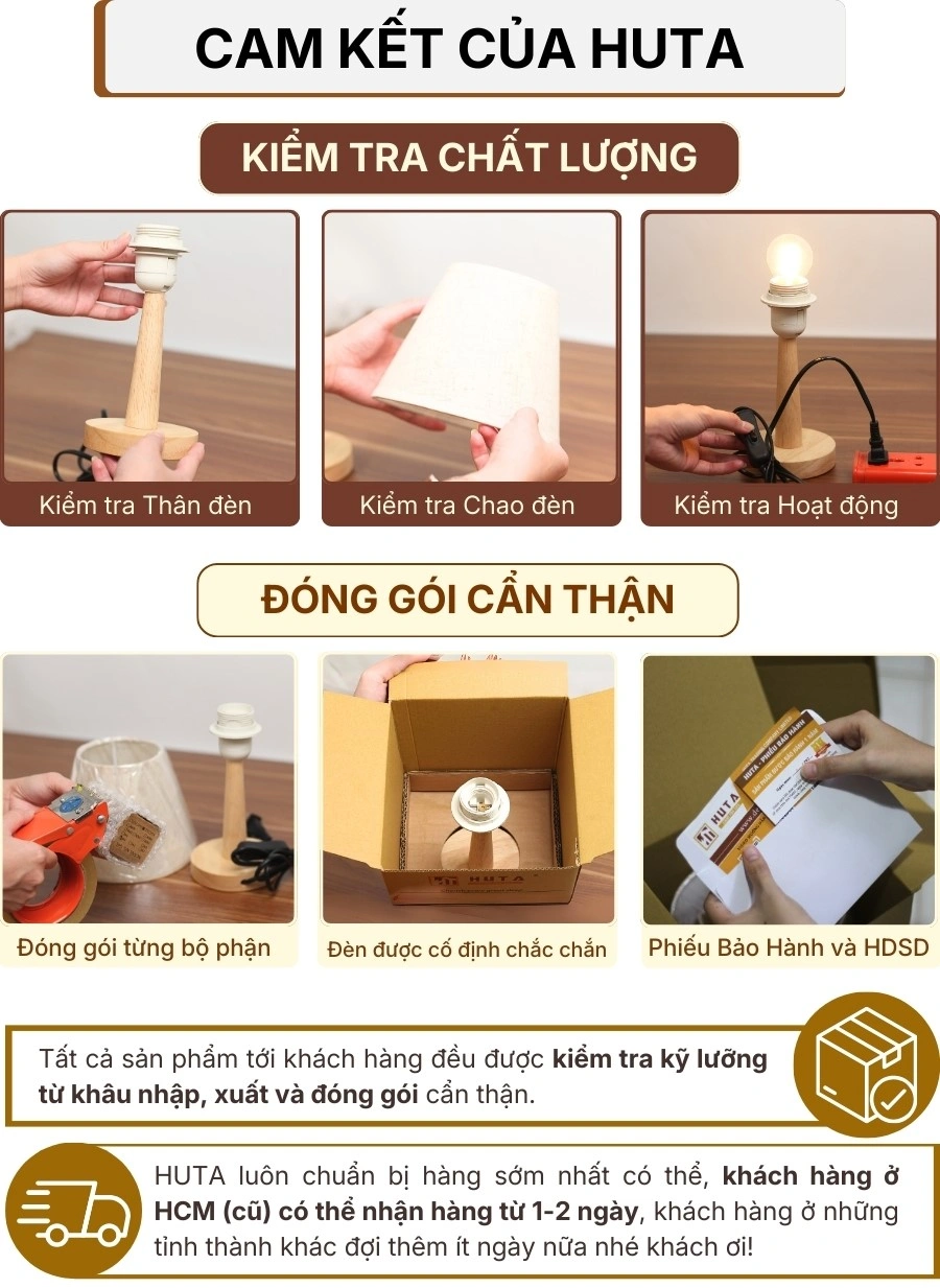 7. CHÍNH SÁCH BẢO HÀNH VÀ CAM KẾT CỦA HUTA