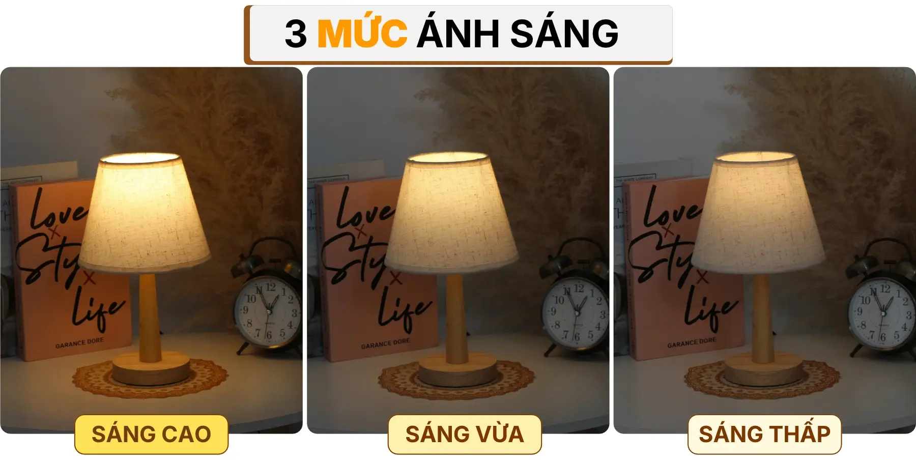 4. HIỆU ỨNG ÁNH SÁNG ĐÈN NGỦ ĐỂ BÀN G2