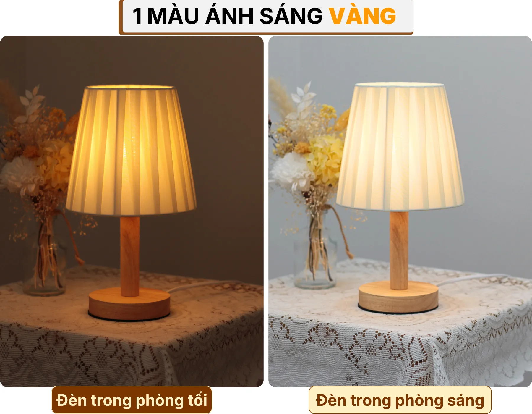 4. HIỆU ỨNG ÁNH SÁNG ĐÈN NGỦ ĐỂ BÀN G4