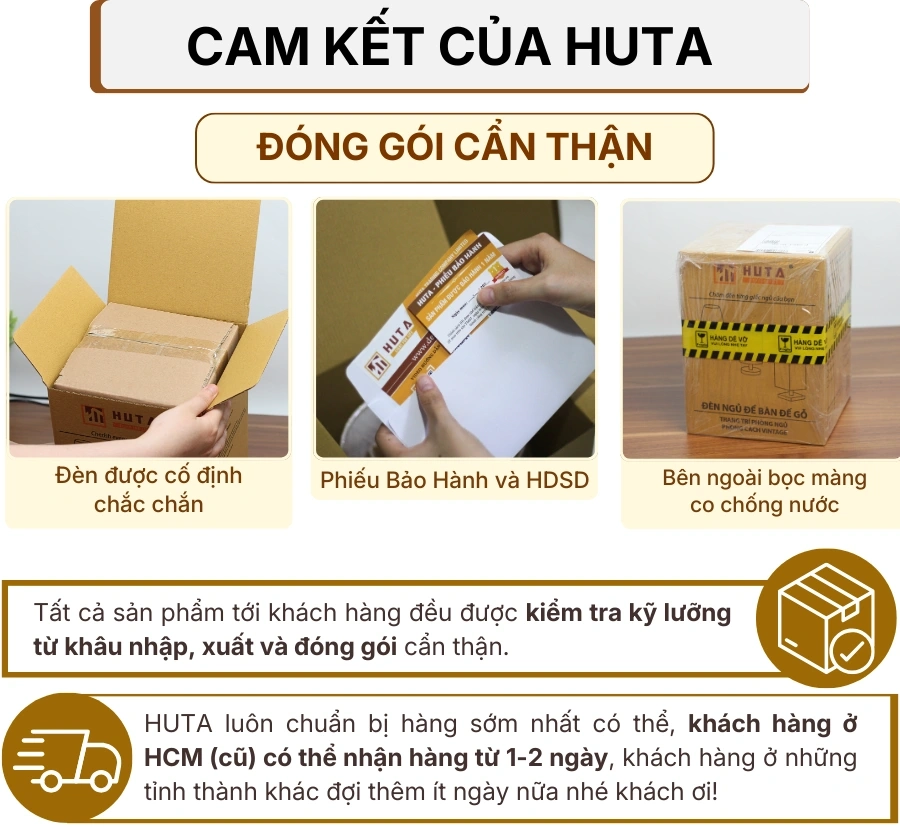 7. CHÍNH SÁCH BẢO HÀNH VÀ CAM KẾT CỦA HUTA