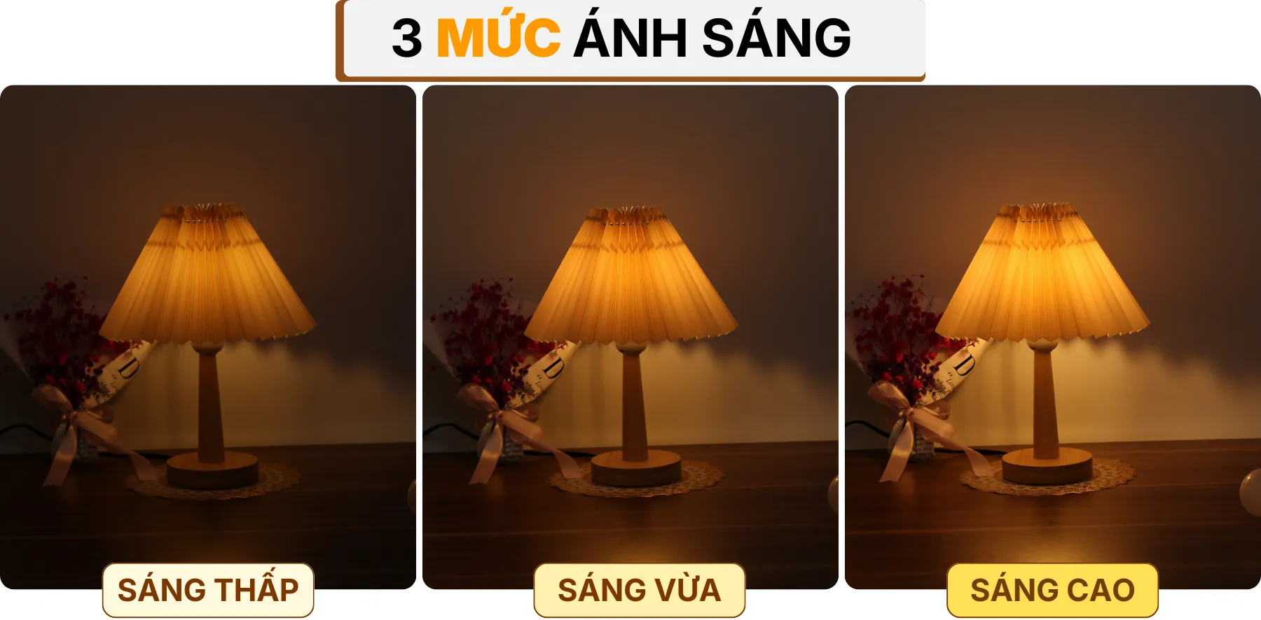4. HIỆU ỨNG ÁNH SÁNG ĐÈN NGỦ ĐỂ BÀN G5
