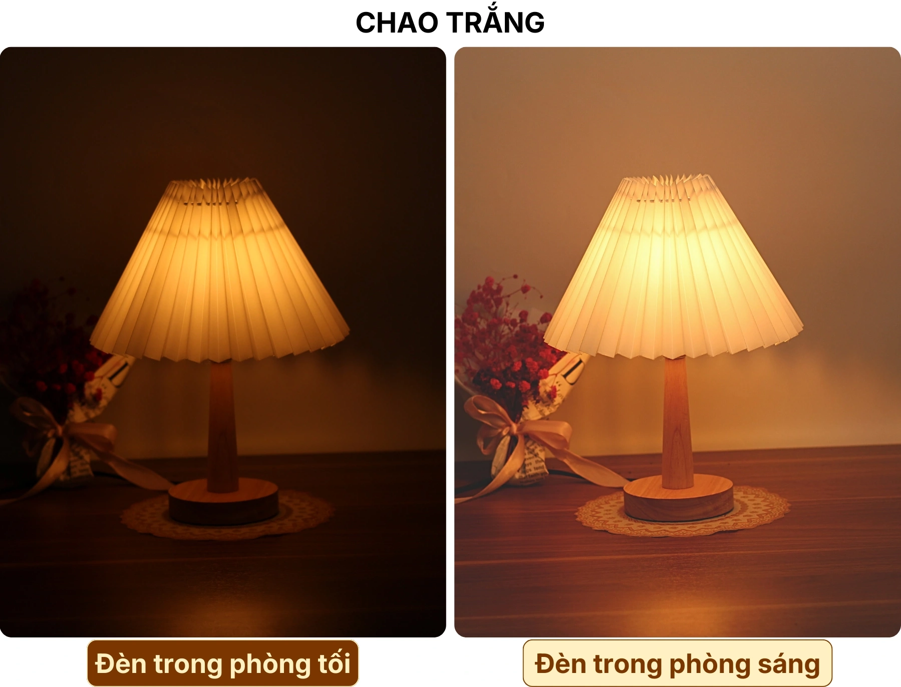 4. HIỆU ỨNG ÁNH SÁNG ĐÈN NGỦ ĐỂ BÀN G5