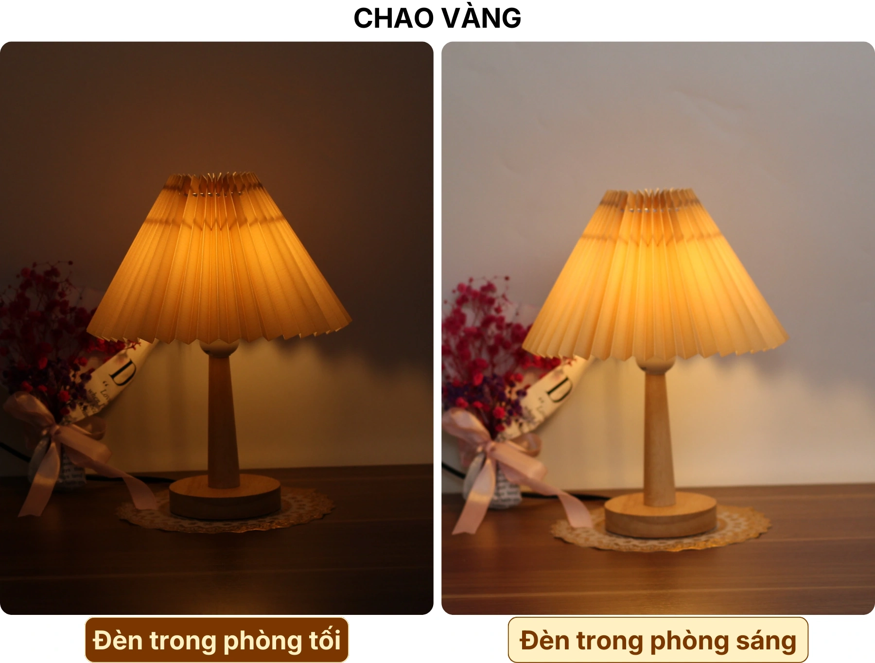 4. HIỆU ỨNG ÁNH SÁNG ĐÈN NGỦ ĐỂ BÀN G5