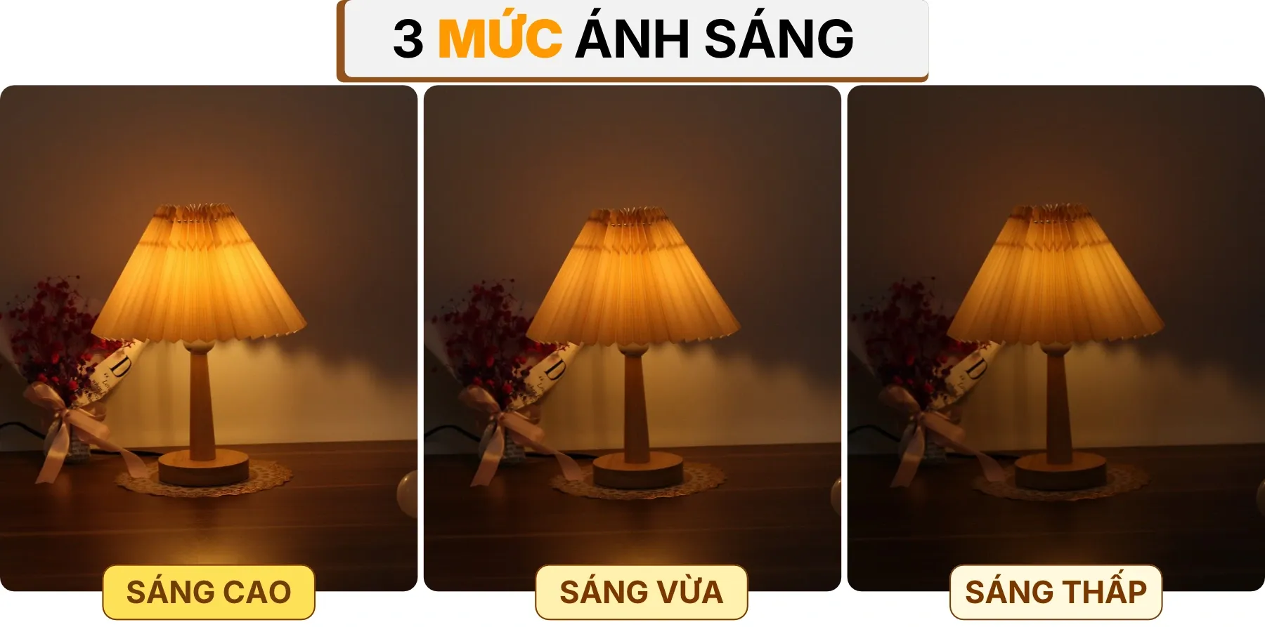 4. HIỆU ỨNG ÁNH SÁNG ĐÈN NGỦ ĐỂ BÀN G5