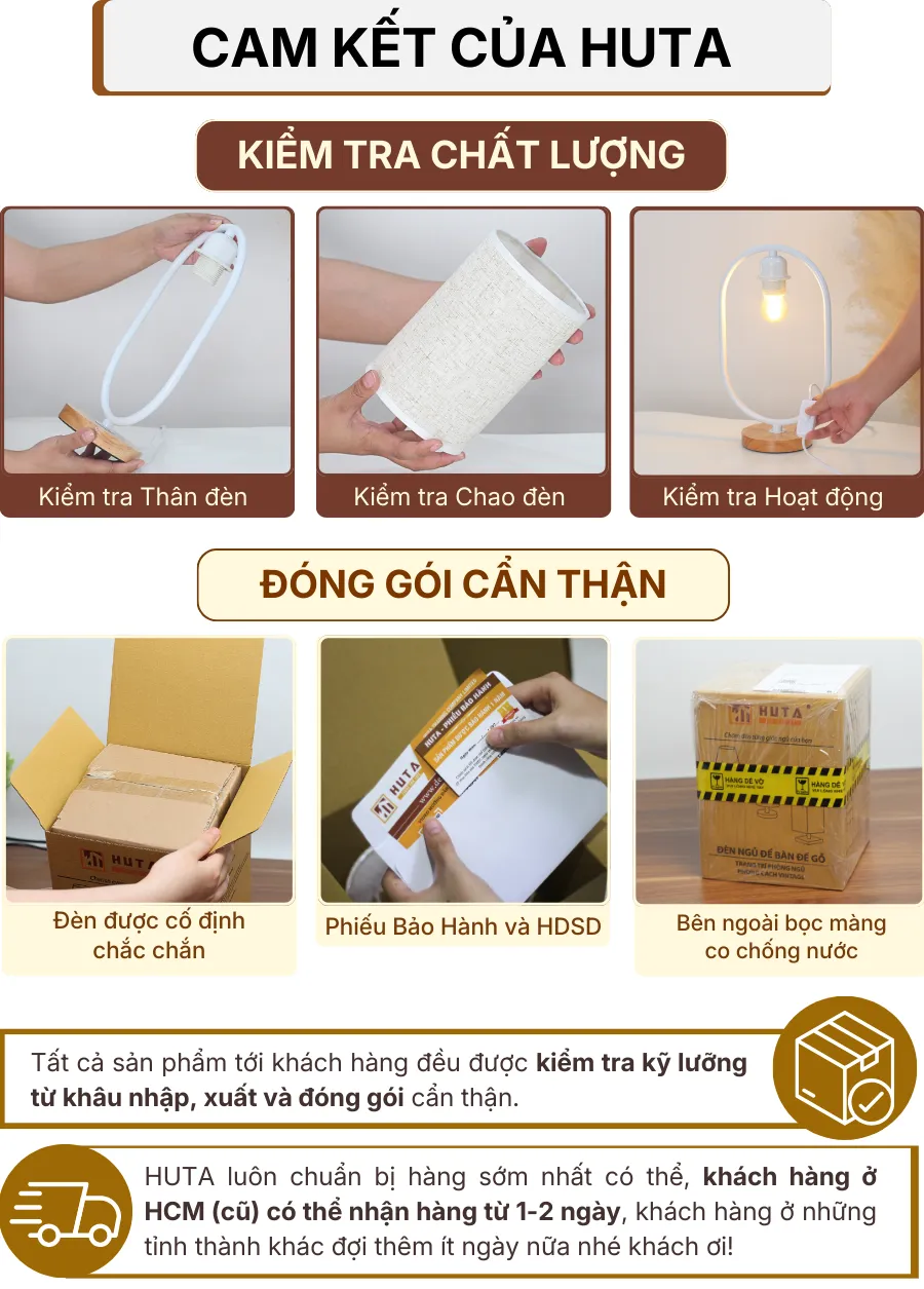 7. CHÍNH SÁCH BẢO HÀNH VÀ CAM KẾT CỦA HUTA
