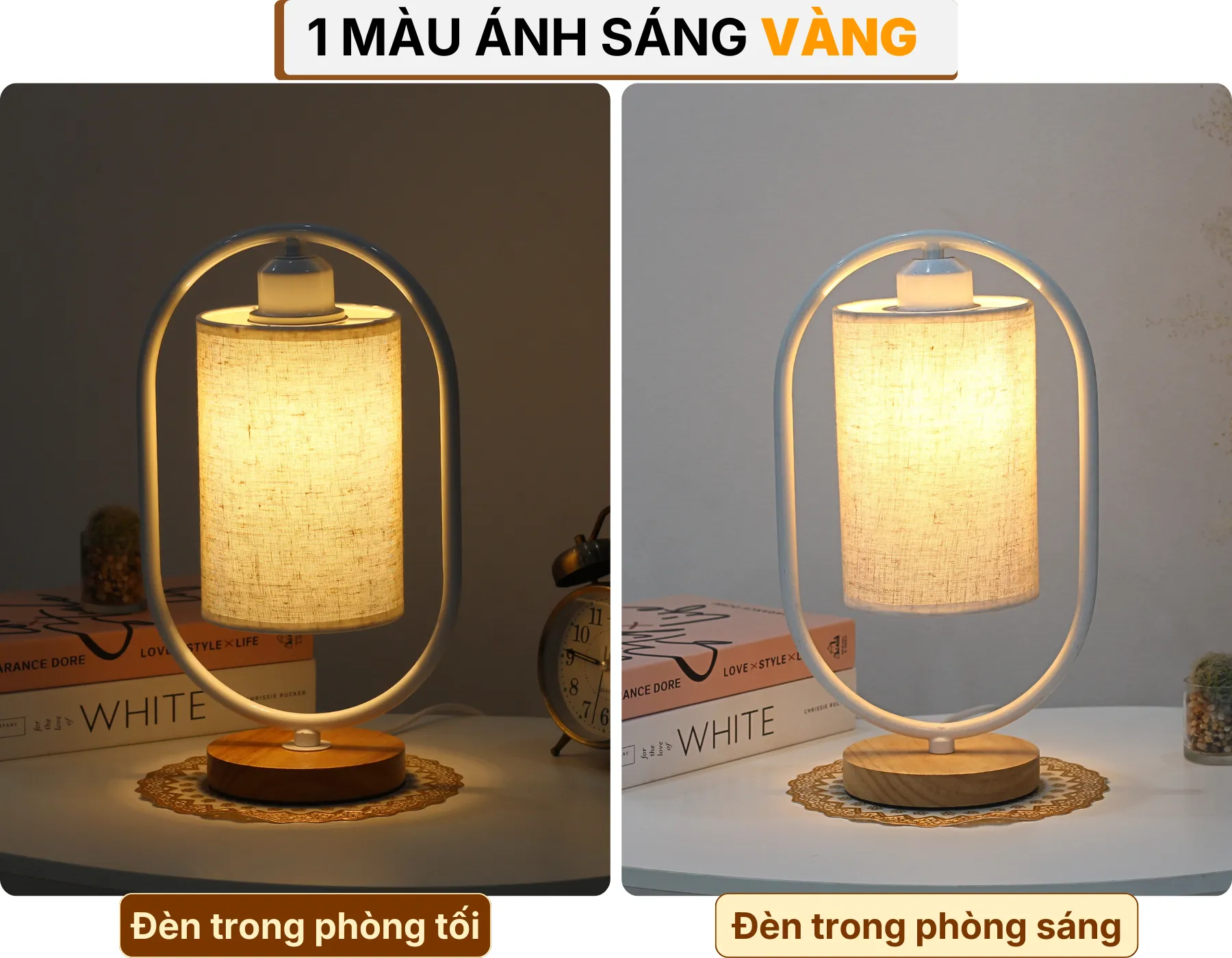 4. HIỆU ỨNG ÁNH SÁNG ĐÈN NGỦ ĐỂ BÀN G6