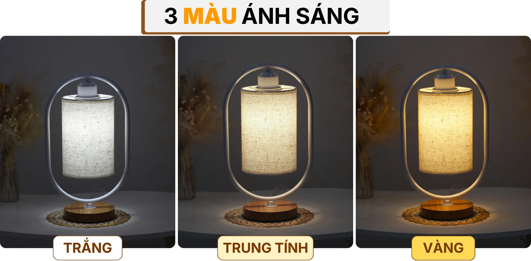4. HIỆU ỨNG ÁNH SÁNG ĐÈN NGỦ ĐỂ BÀN G6