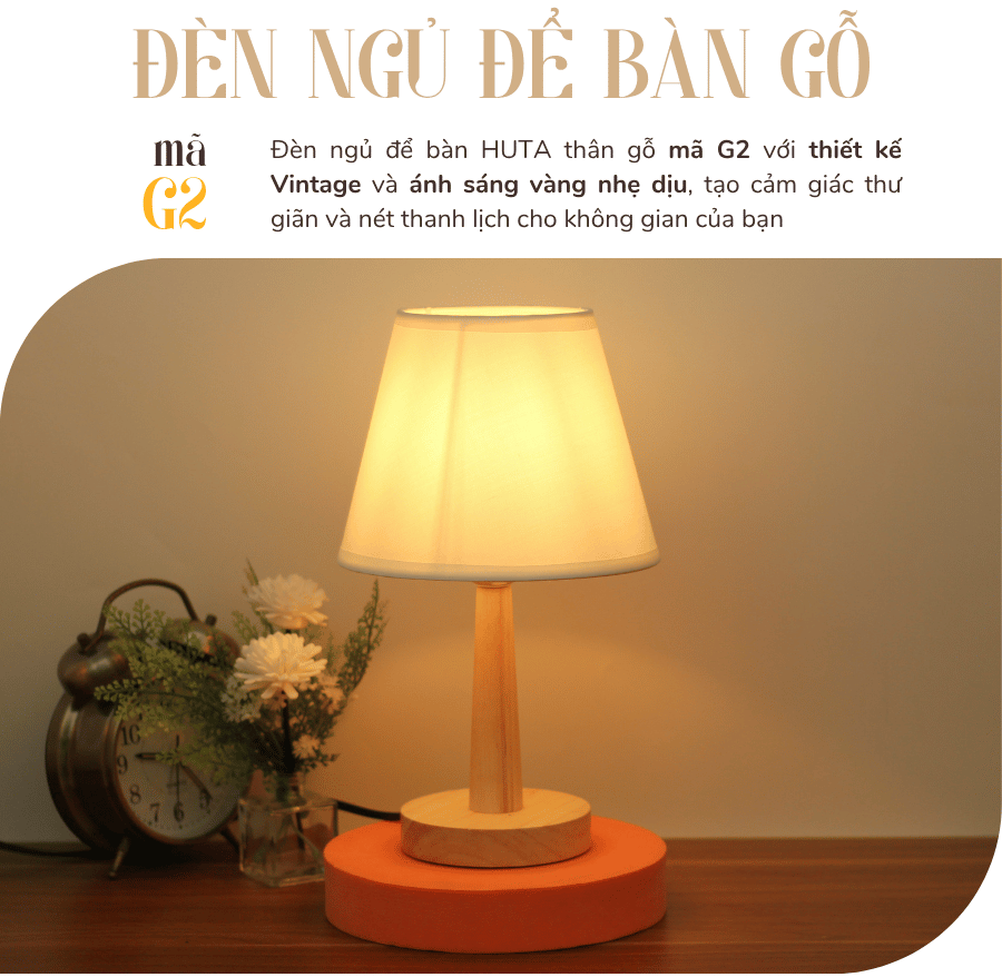 1. Đèn ngủ để bàn mã G2 có gì nổi bật?