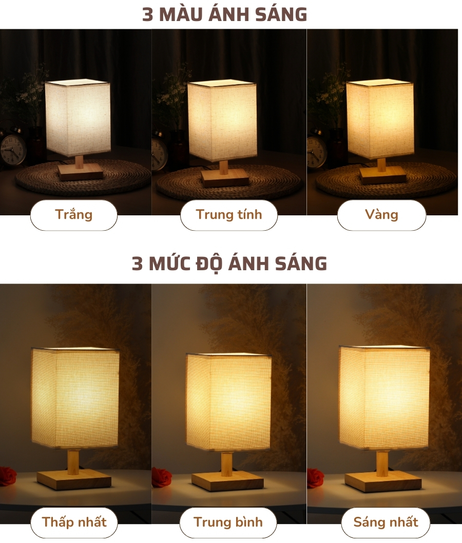 2. Thông số kĩ thuật đèn ngủ để bàn mã G3