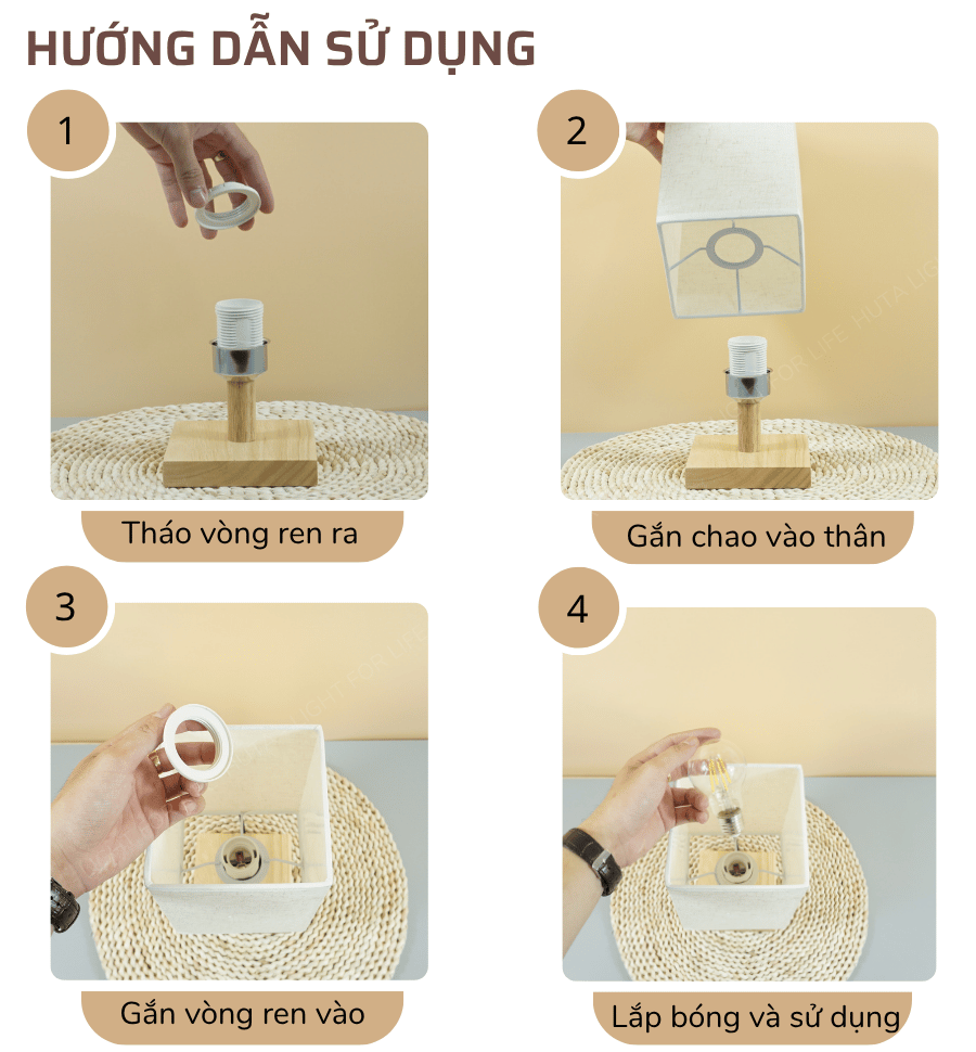 3. Đèn ngủ để bàn mã G3 sử dụng như thế nào?