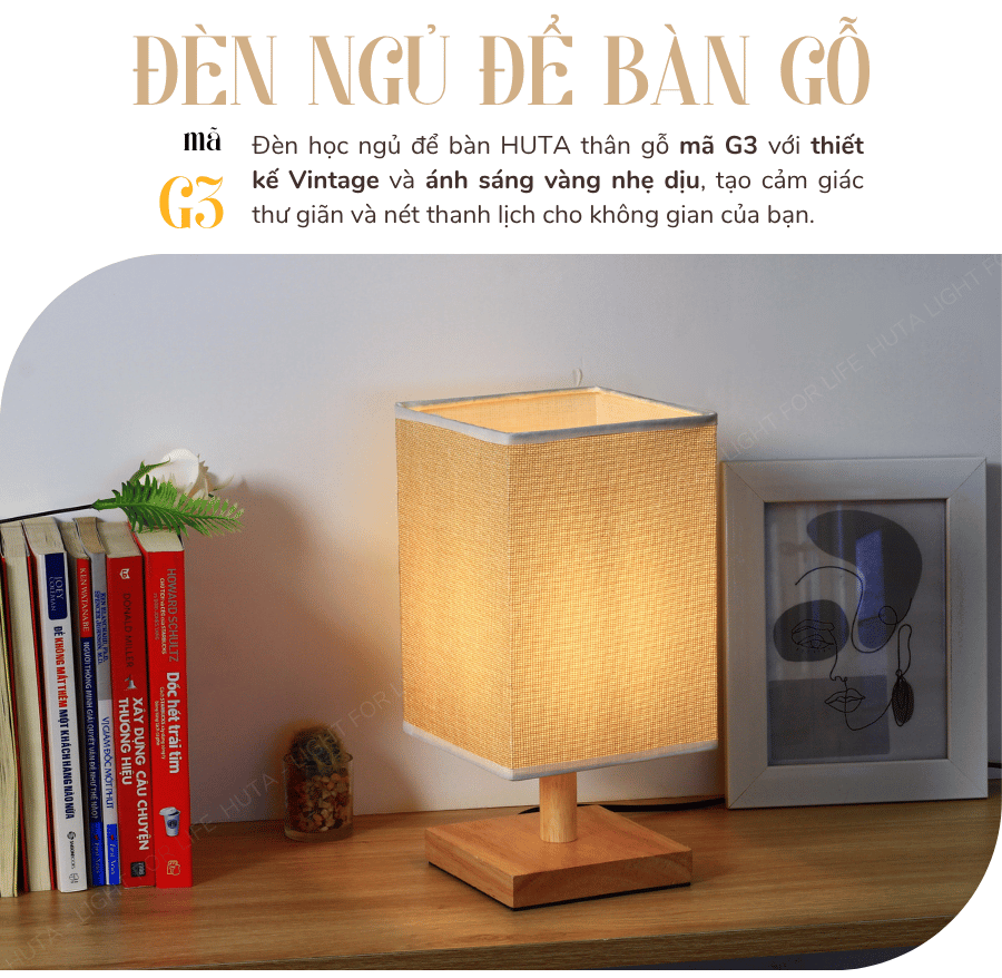 1. Đèn ngủ để bàn mã G3 có gì nổi bật?