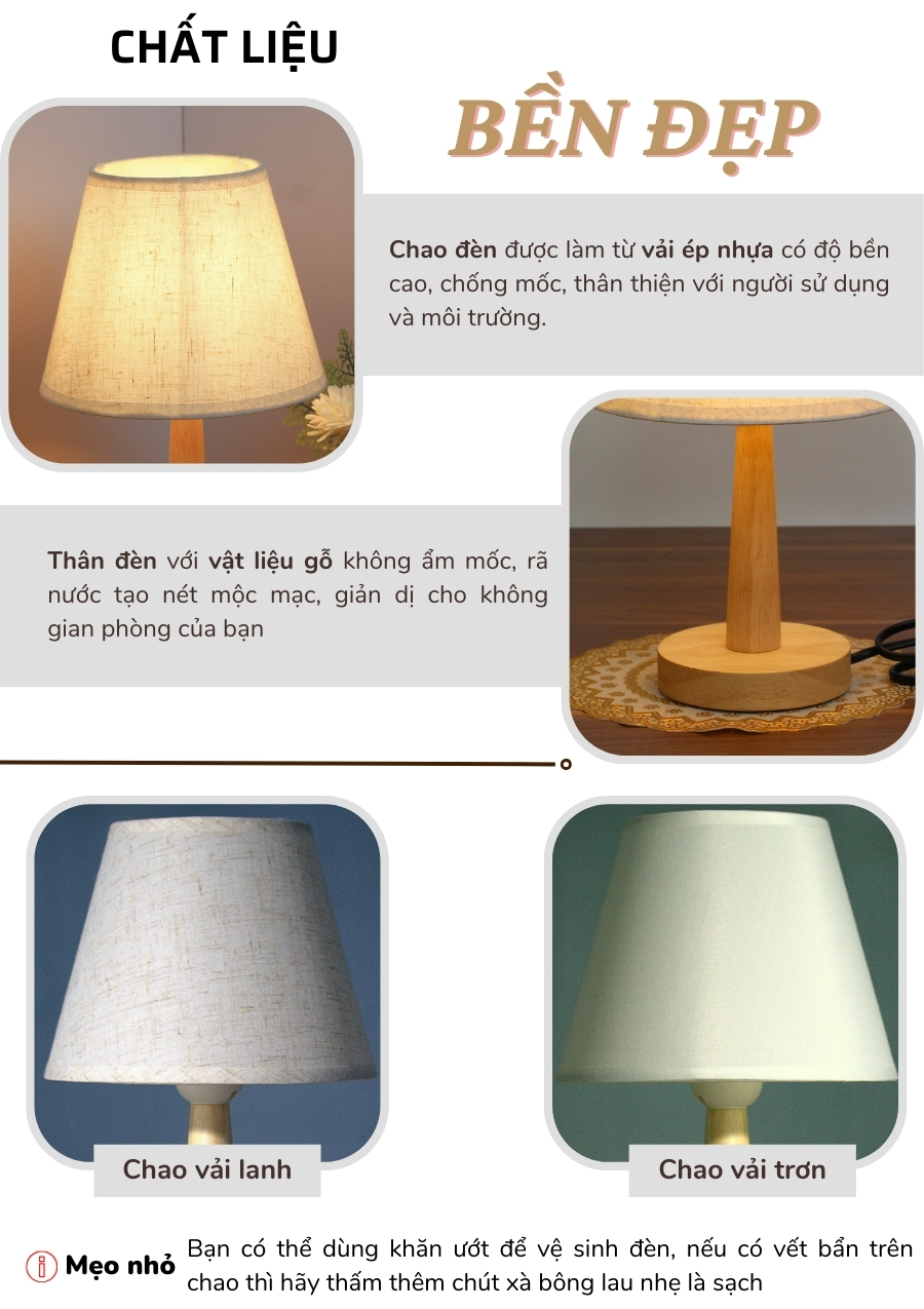 1. Đèn ngủ để bàn mã G2 có gì nổi bật?