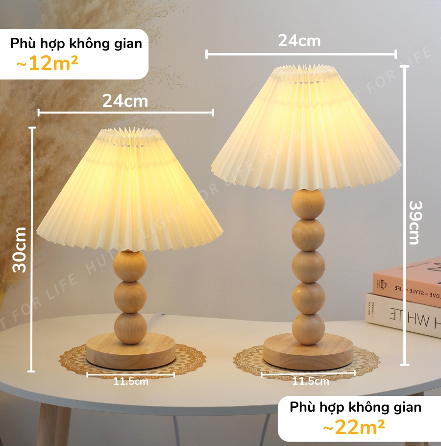 2. Thông số kĩ thuật đèn ngủ để bàn mã G7