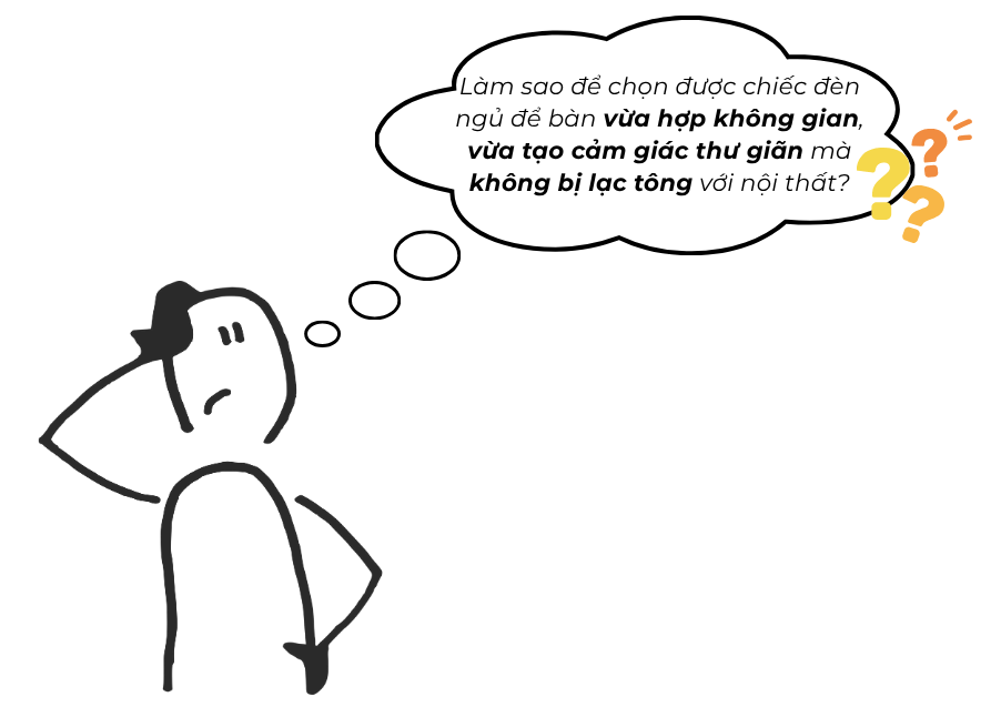 1. VIỆC CHỌN ĐÈN NGỦ ĐỂ BÀN CÓ KHIẾN BẠN THẤY BỐI RỐI?