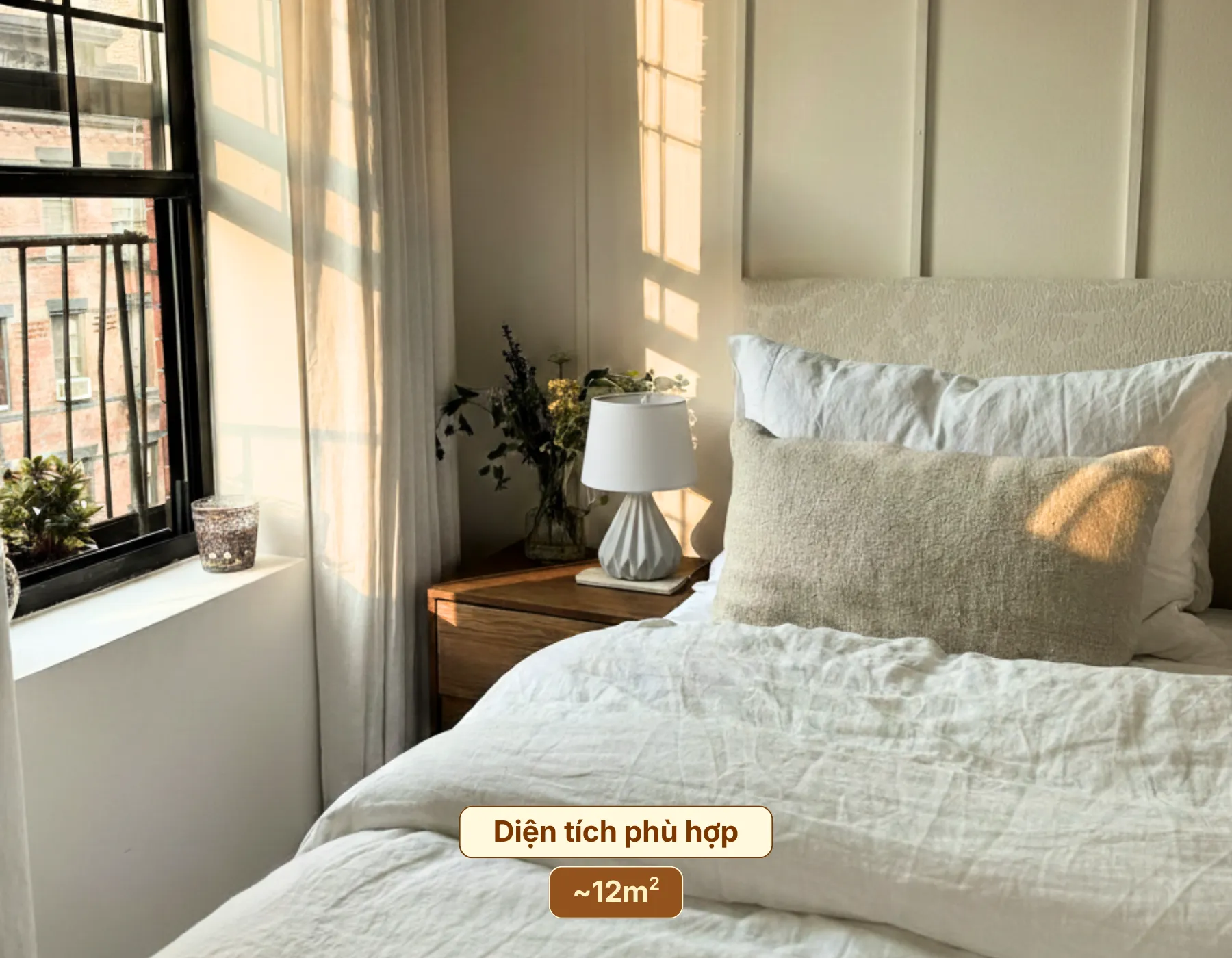 6. KHÔNG GIAN PHÙ HỢP VỚI ĐÈN NGỦ ĐỂ BÀN S13