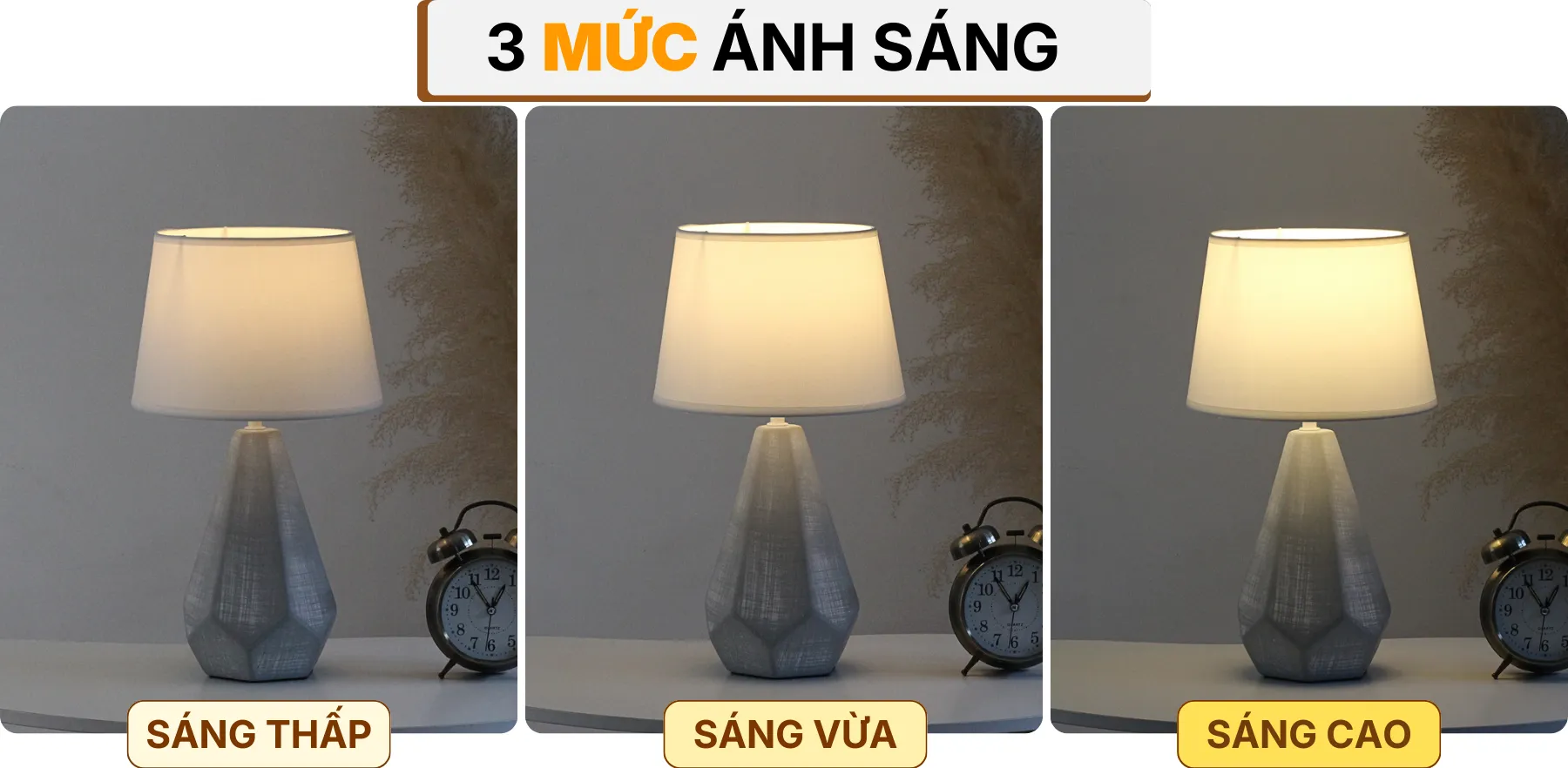4. HIỆU ỨNG ÁNH SÁNG ĐÈN NGỦ ĐỂ BÀN S15