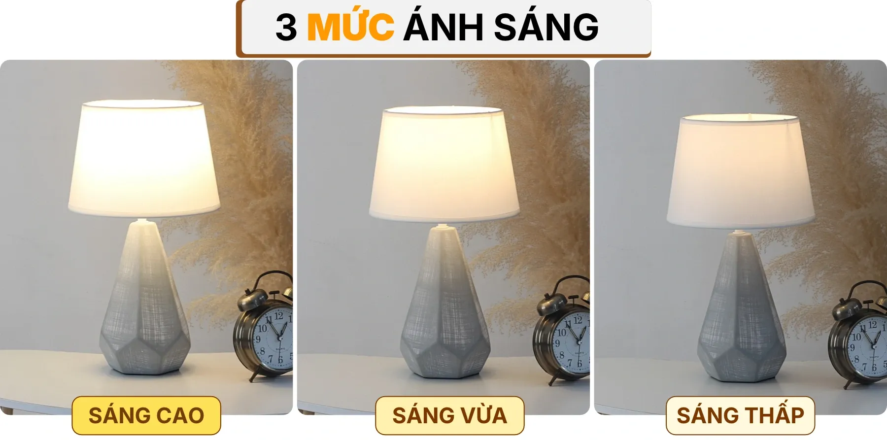 4. HIỆU ỨNG ÁNH SÁNG ĐÈN NGỦ ĐỂ BÀN S15