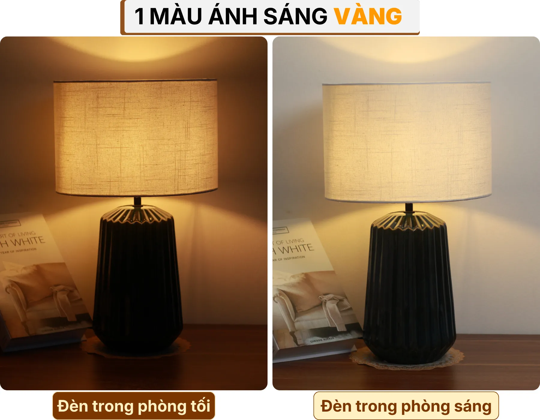 4. HIỆU ỨNG ÁNH SÁNG ĐÈN NGỦ ĐỂ BÀN S17