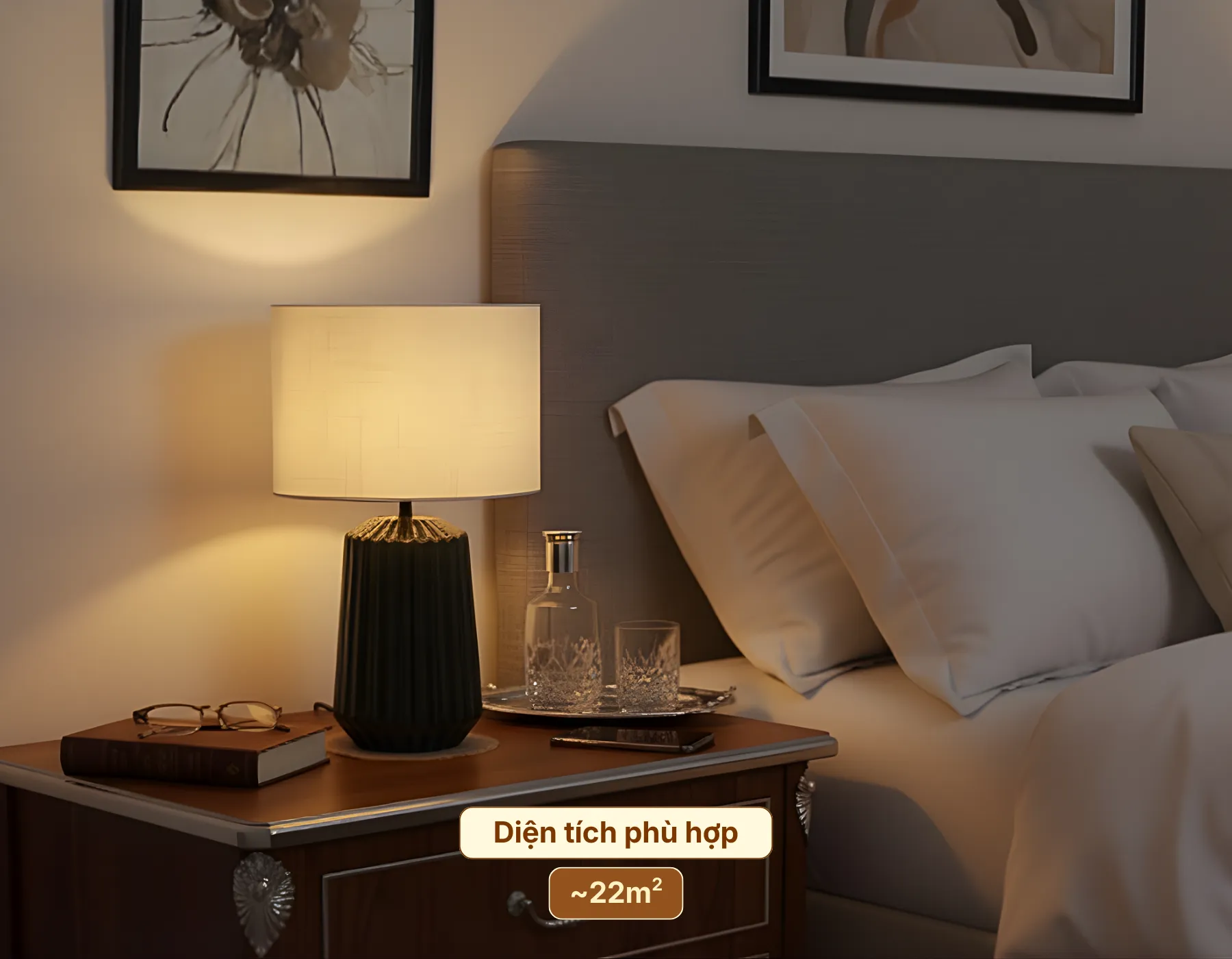 6. KHÔNG GIAN PHÙ HỢP VỚI ĐÈN NGỦ ĐỂ BÀN S17