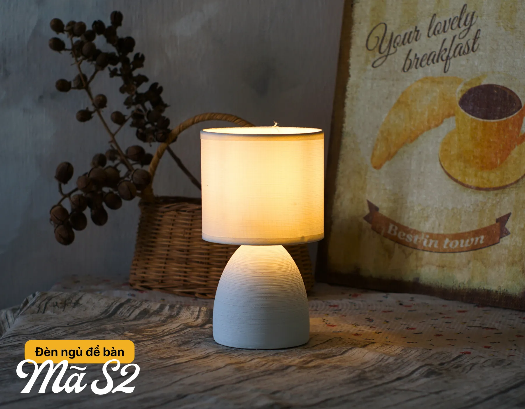 Đèn Ngủ Để Bàn HUTA Light For Life S2