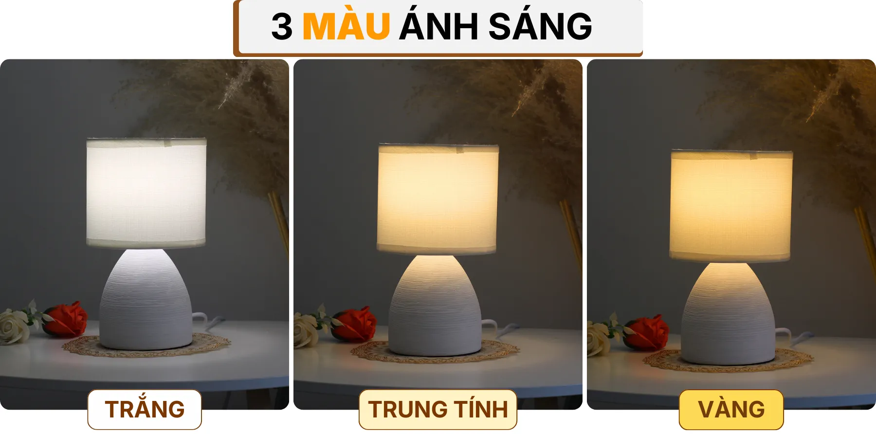 4. HIỆU ỨNG ÁNH SÁNG ĐÈN NGỦ ĐỂ BÀN S2