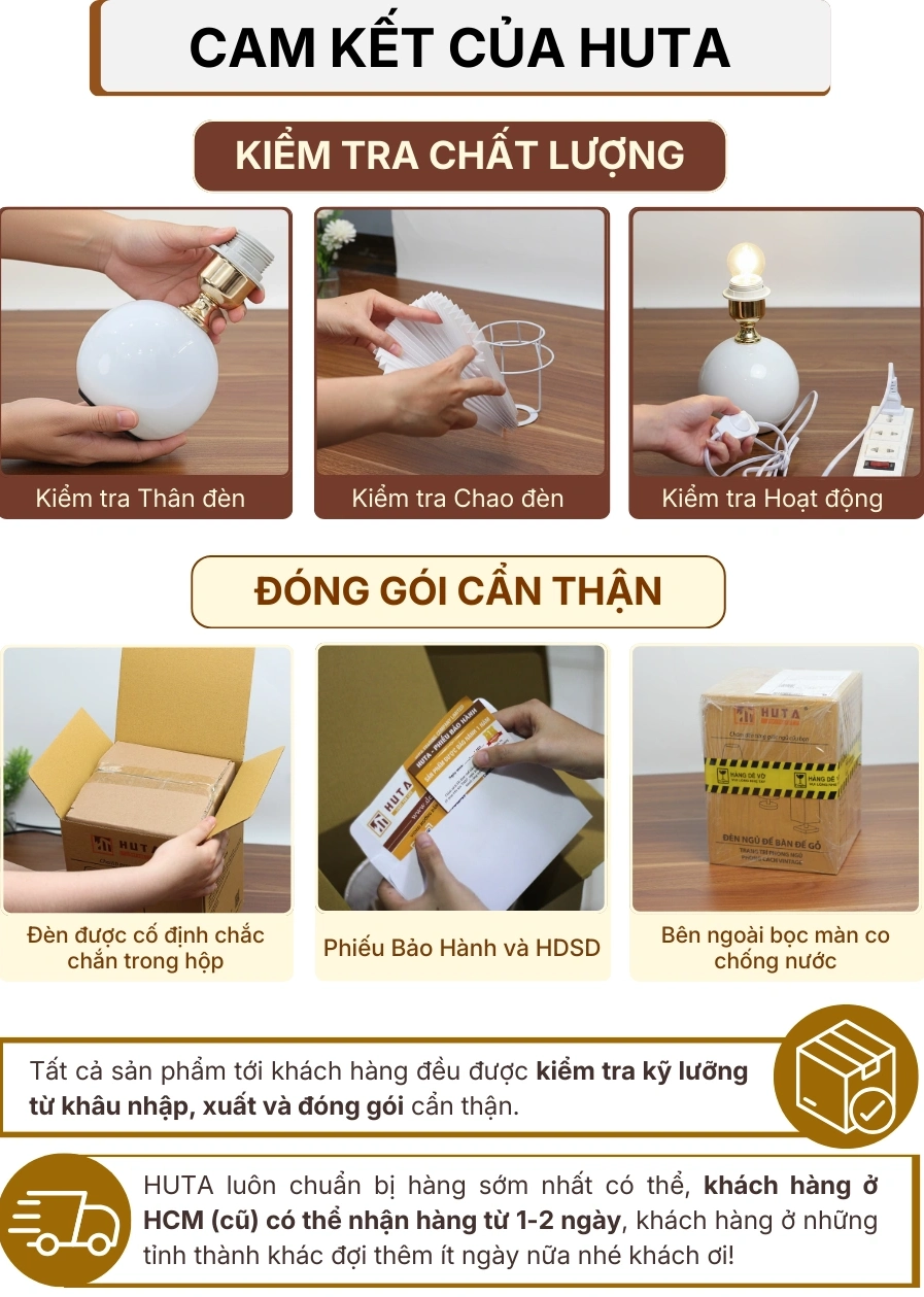 7. CHÍNH SÁCH BẢO HÀNH VÀ CAM KẾT CỦA HUTA