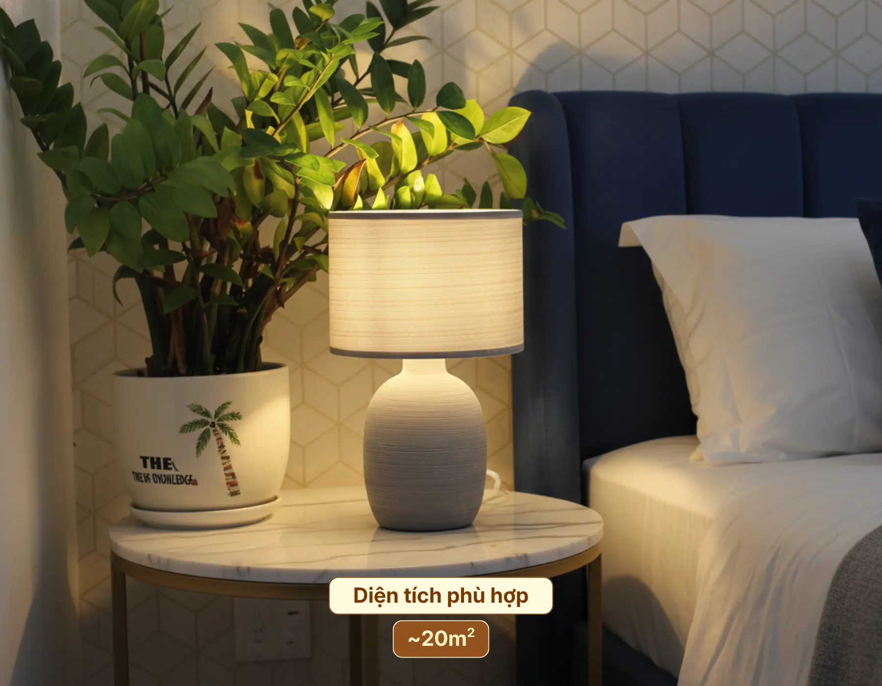 6. KHÔNG GIAN PHÙ HỢP VỚI ĐÈN NGỦ ĐỂ BÀN S9