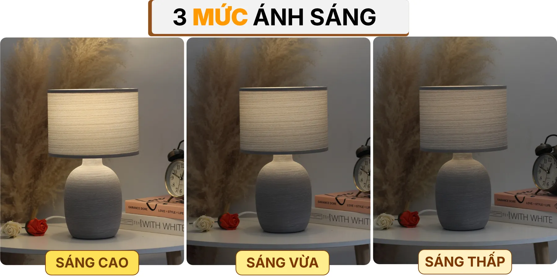 4. HIỆU ỨNG ÁNH SÁNG ĐÈN NGỦ ĐỂ BÀN S9