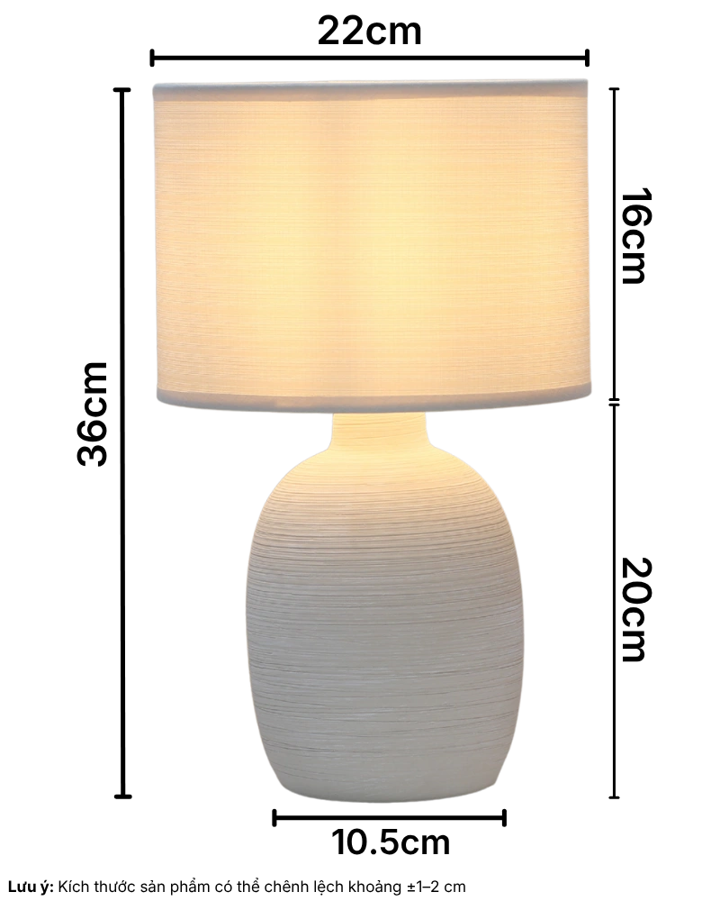 3. THÔNG SỐ KỸ THUẬT ĐÈN NGỦ ĐỂ BÀN S9