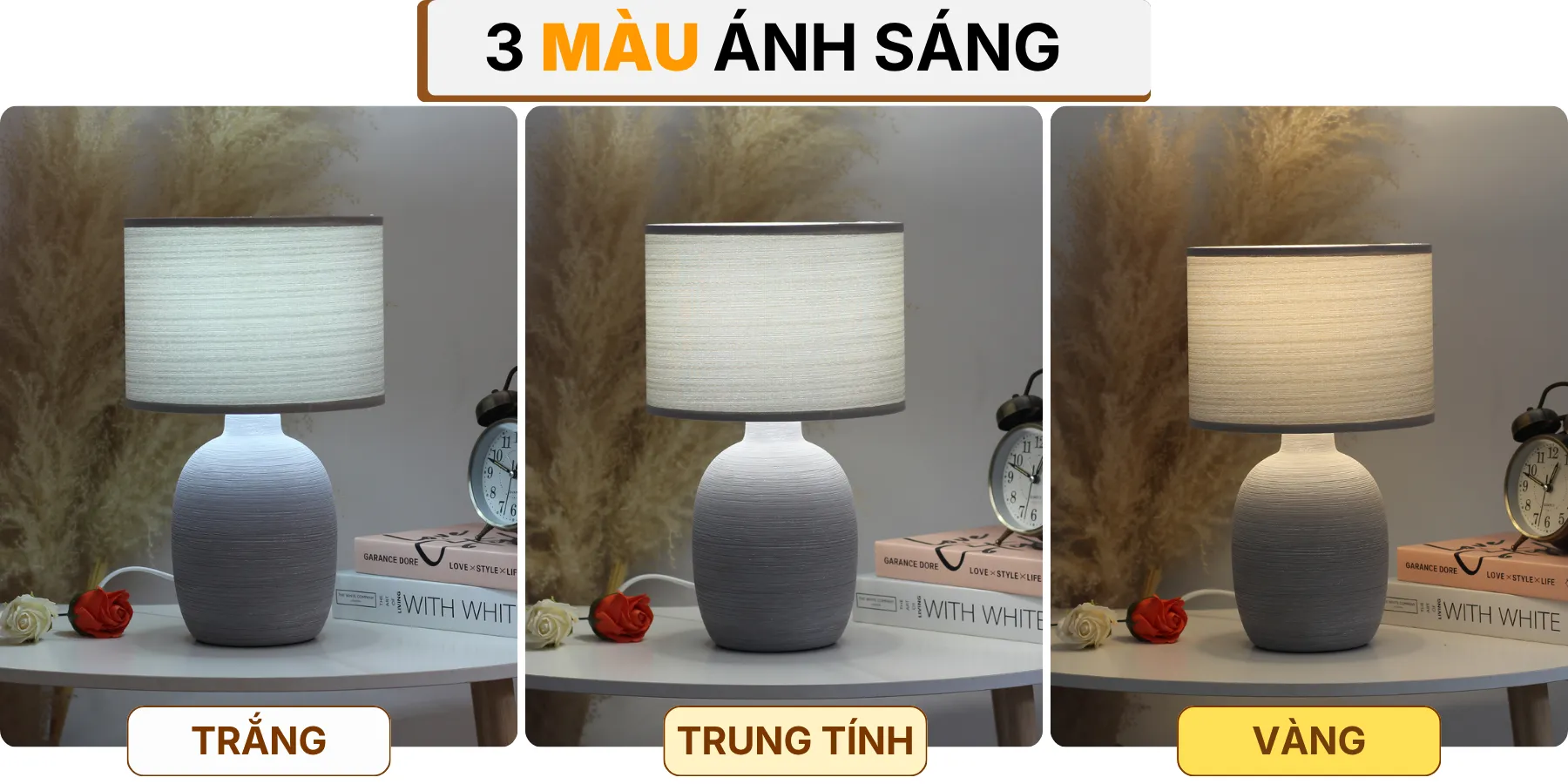 4. HIỆU ỨNG ÁNH SÁNG ĐÈN NGỦ ĐỂ BÀN S9