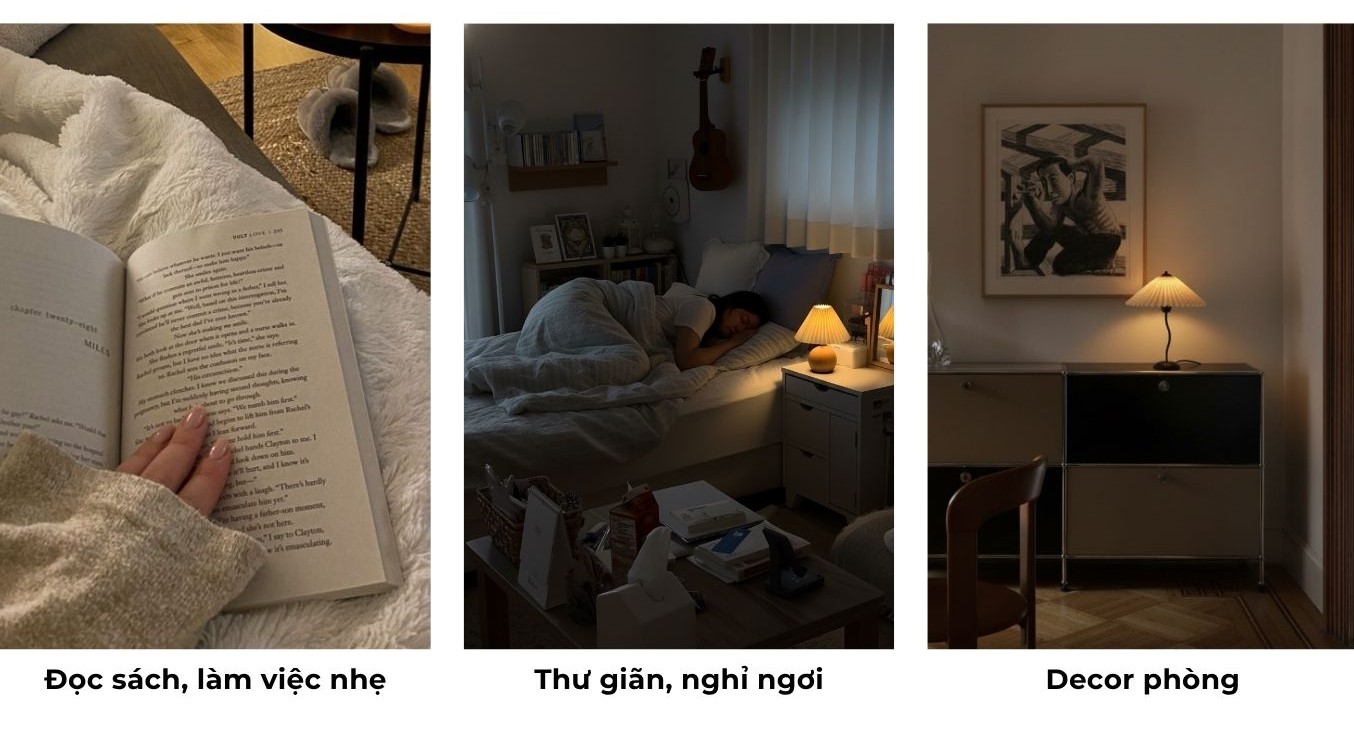 3. CÁCH CHỌN ĐÈN NGỦ ĐỂ BÀN THÂN KIM LOẠI PHÙ HỢP VỚI KHÔNG GIAN CỦA BẠN